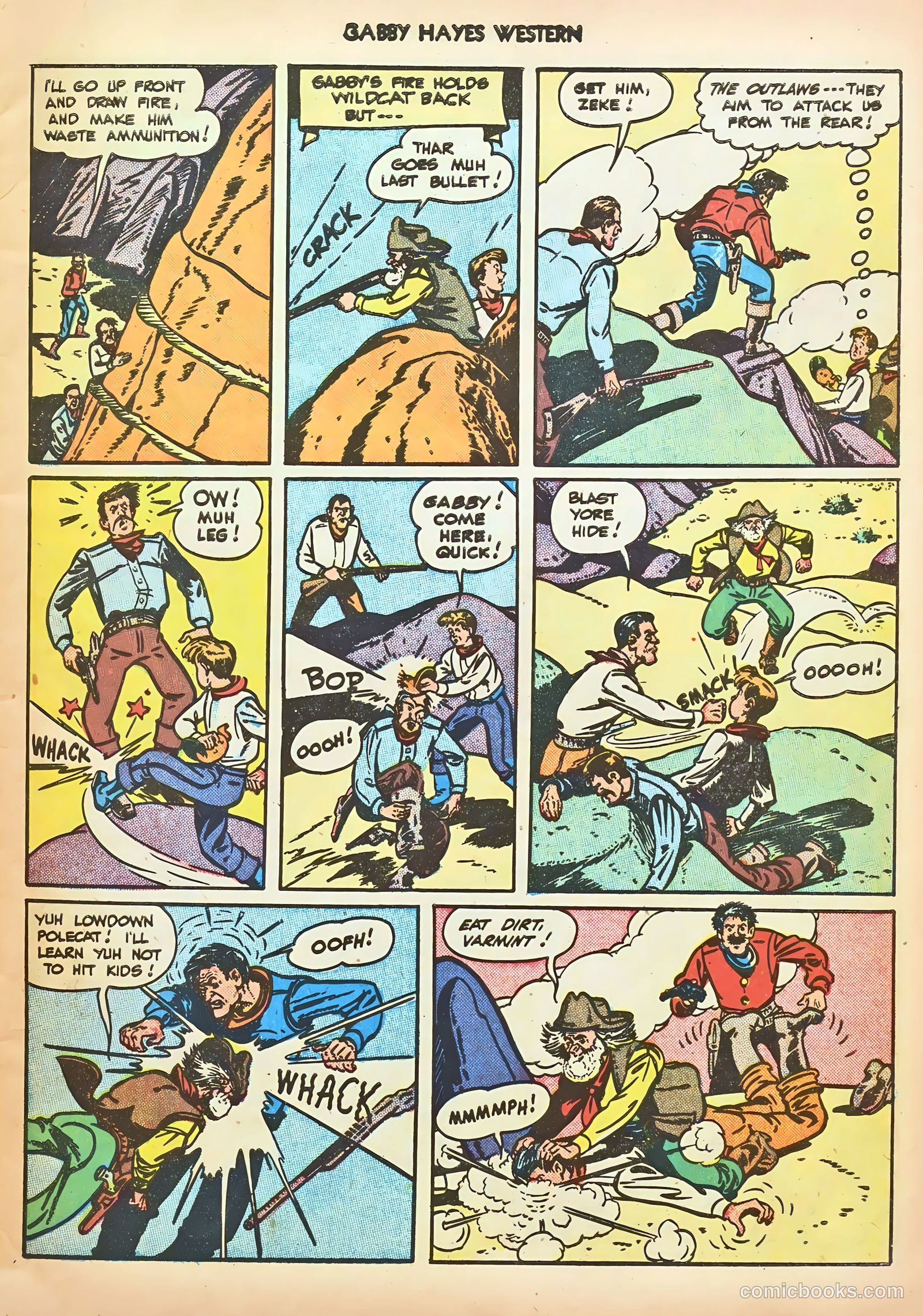 Gabby Hayes Western #8 (1949) — page 7 of 36