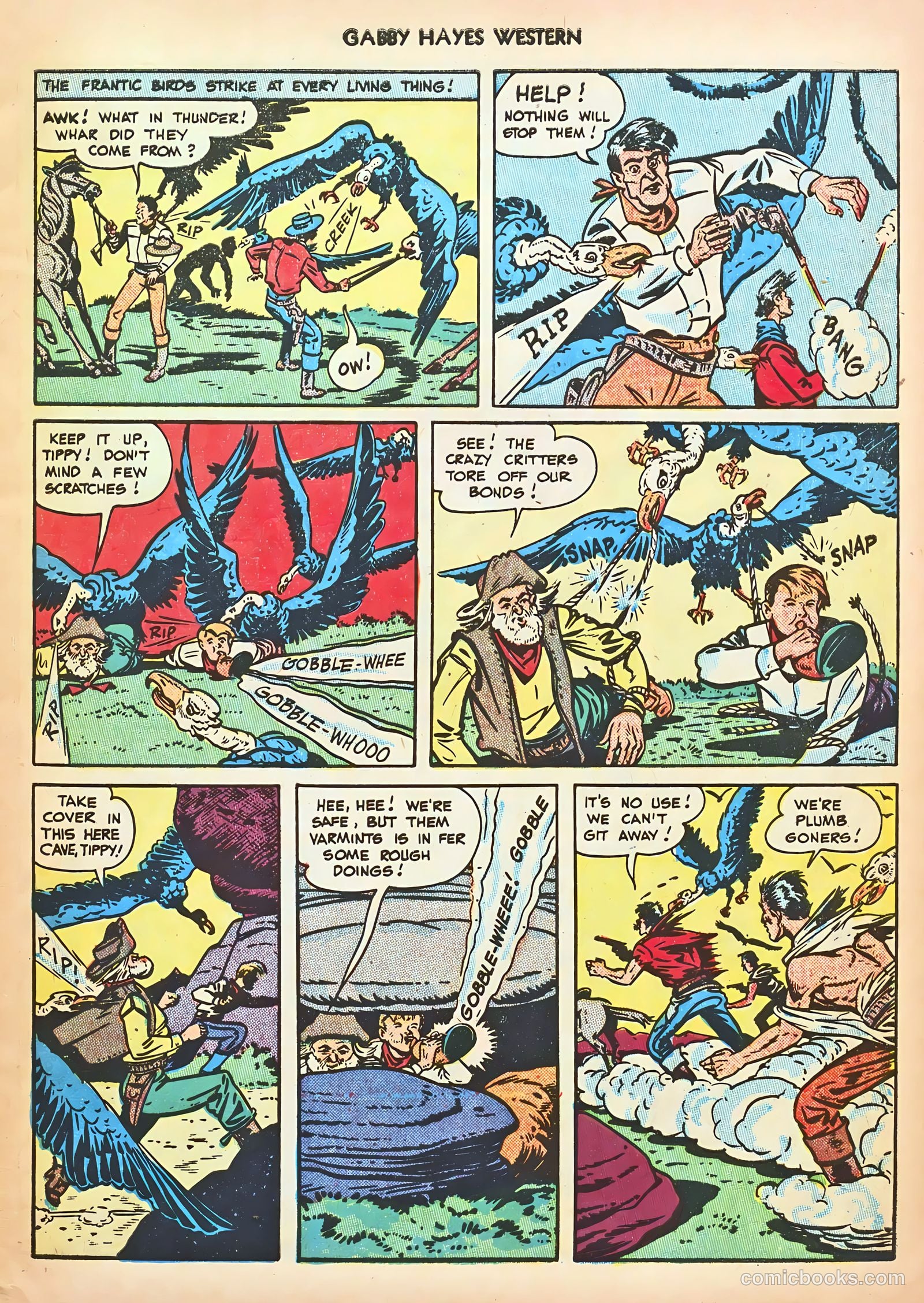 Gabby Hayes Western #8 (1949) — page 9 of 36