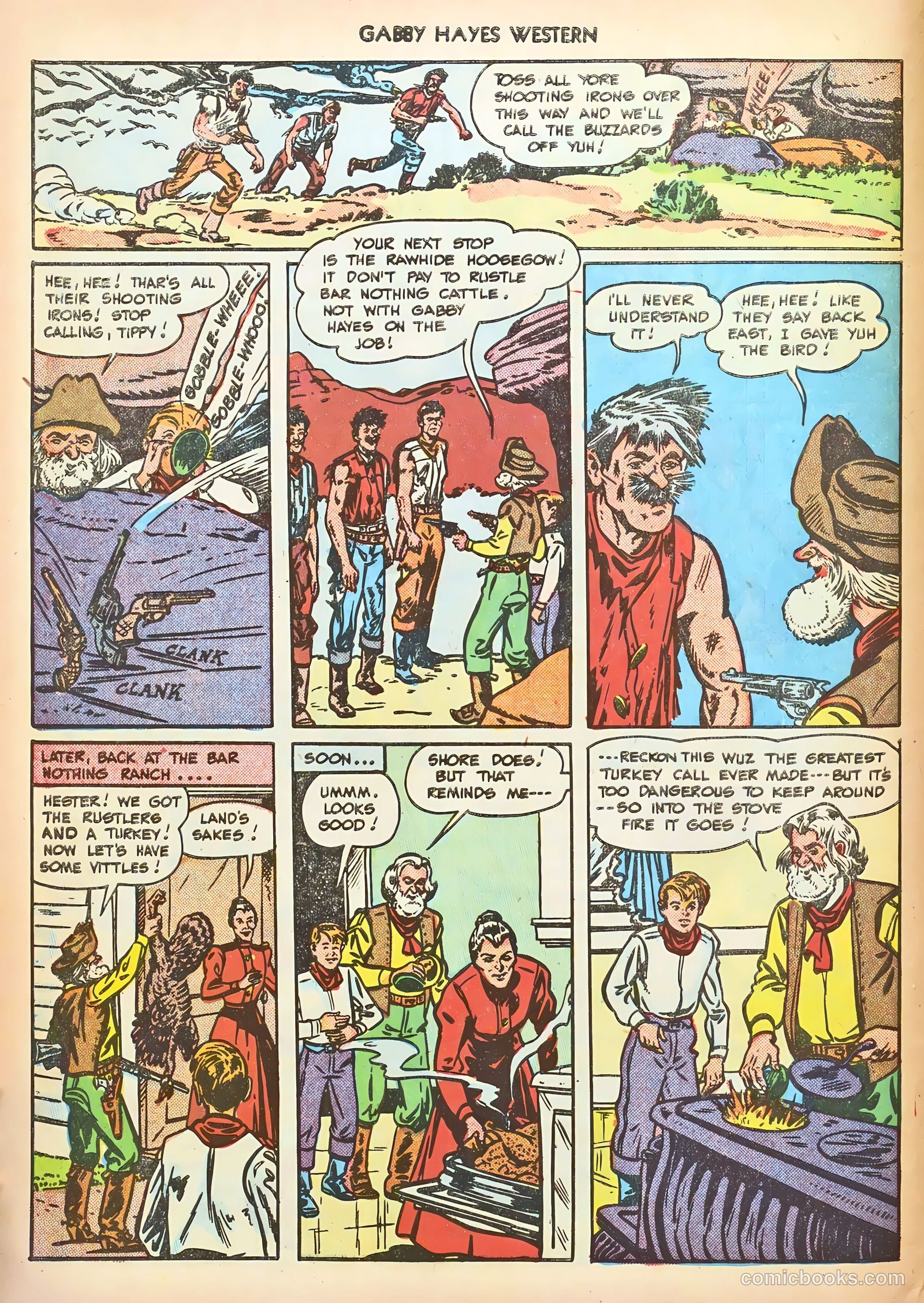 Gabby Hayes Western #8 (1949) — page 10 of 36