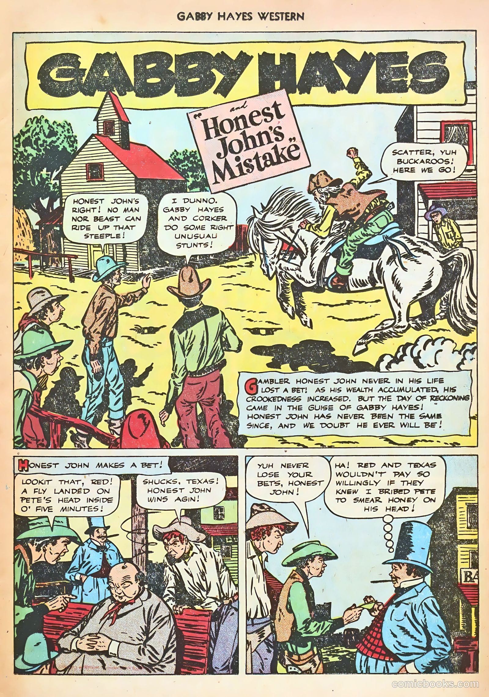 Gabby Hayes Western #8 (1949) — page 13 of 36