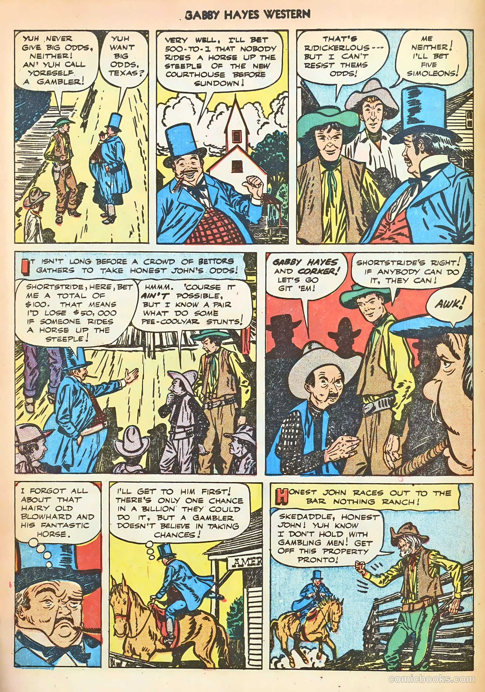 Gabby Hayes Western #8 (1949) — page 14 of 36