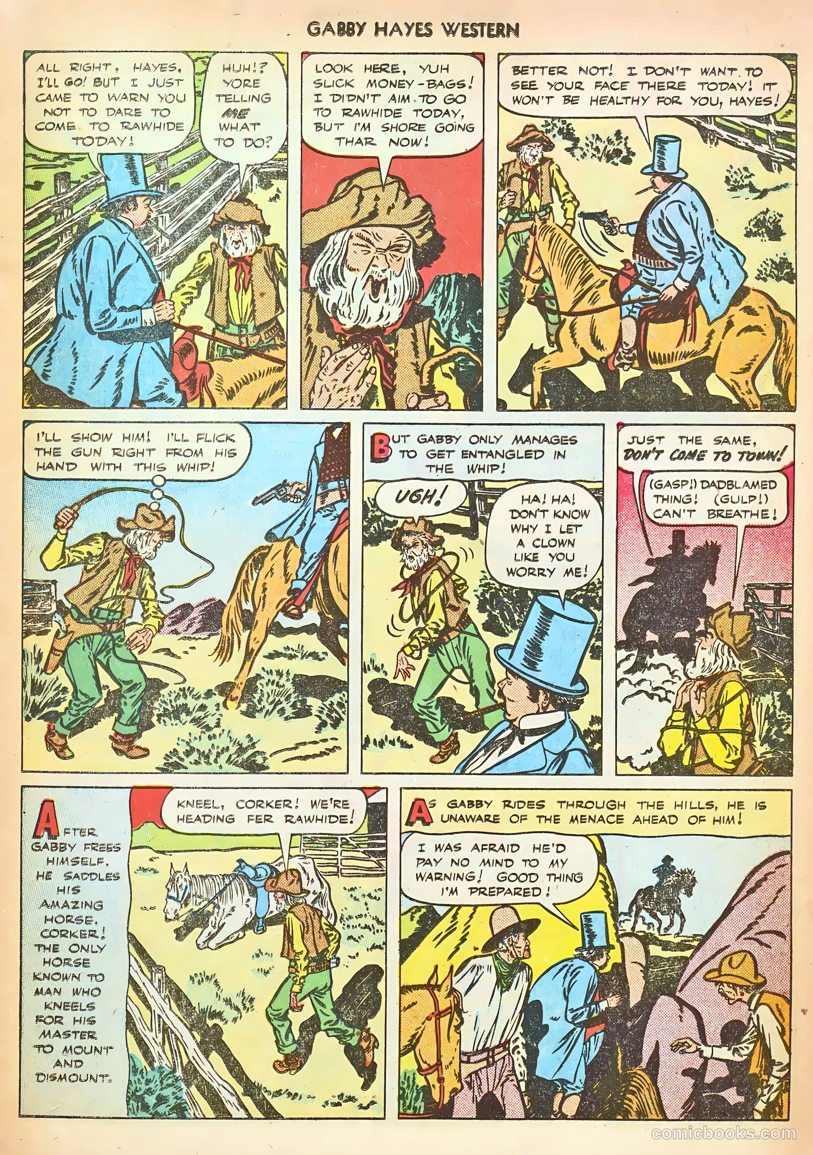 Gabby Hayes Western #8 (1949) — page 15 of 36