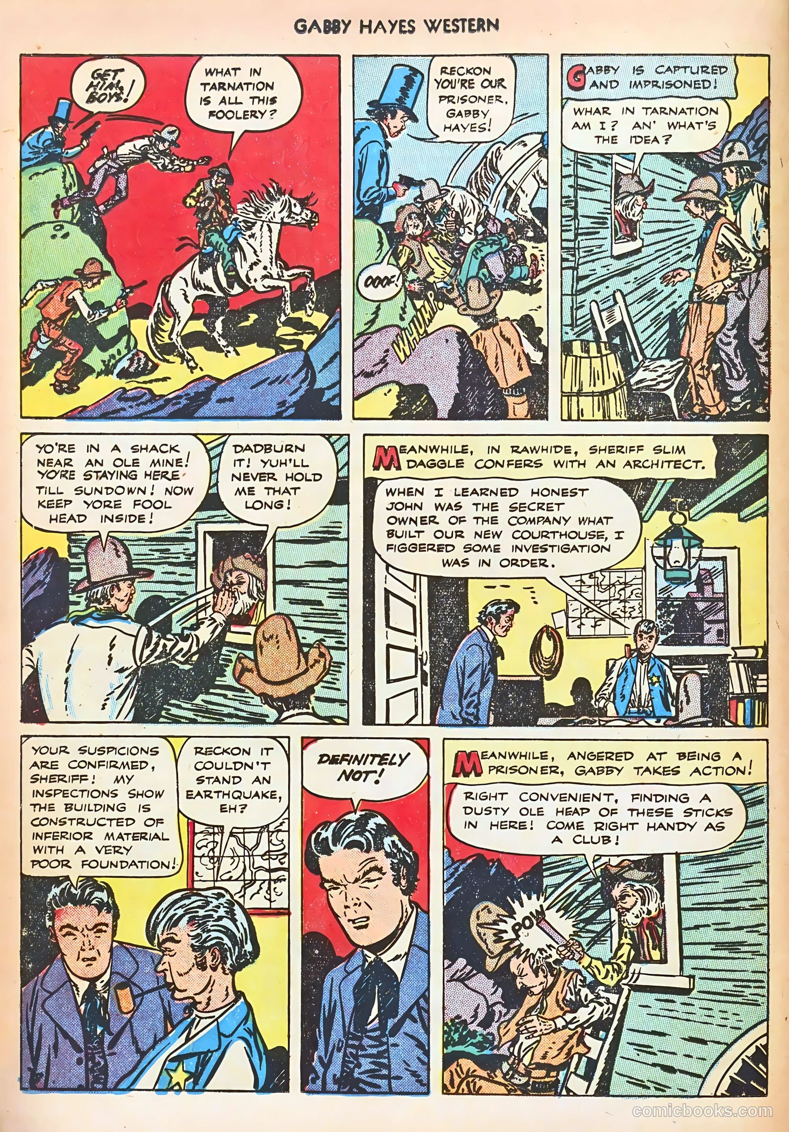 Gabby Hayes Western #8 (1949) — page 16 of 36