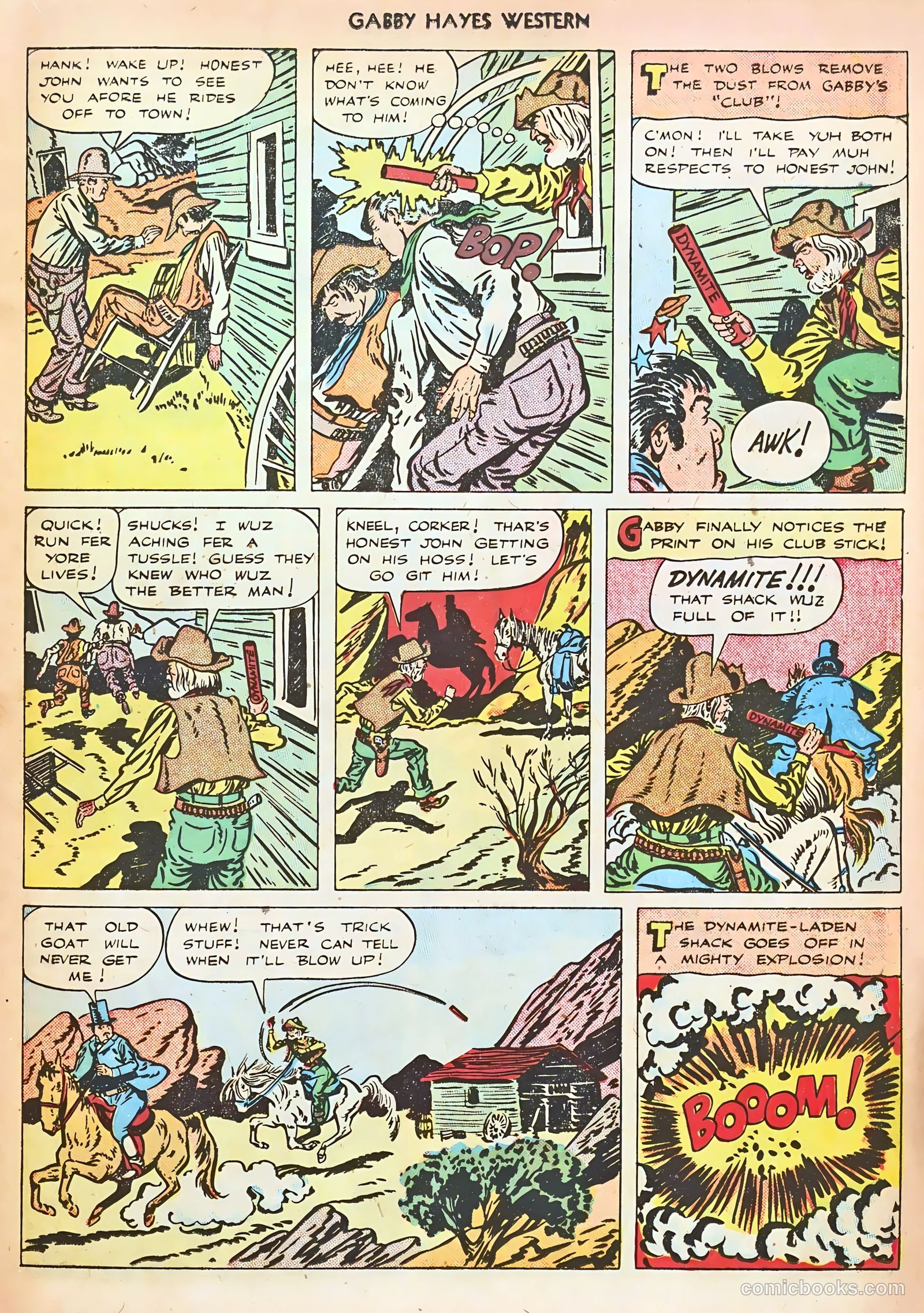 Gabby Hayes Western #8 (1949) — page 17 of 36