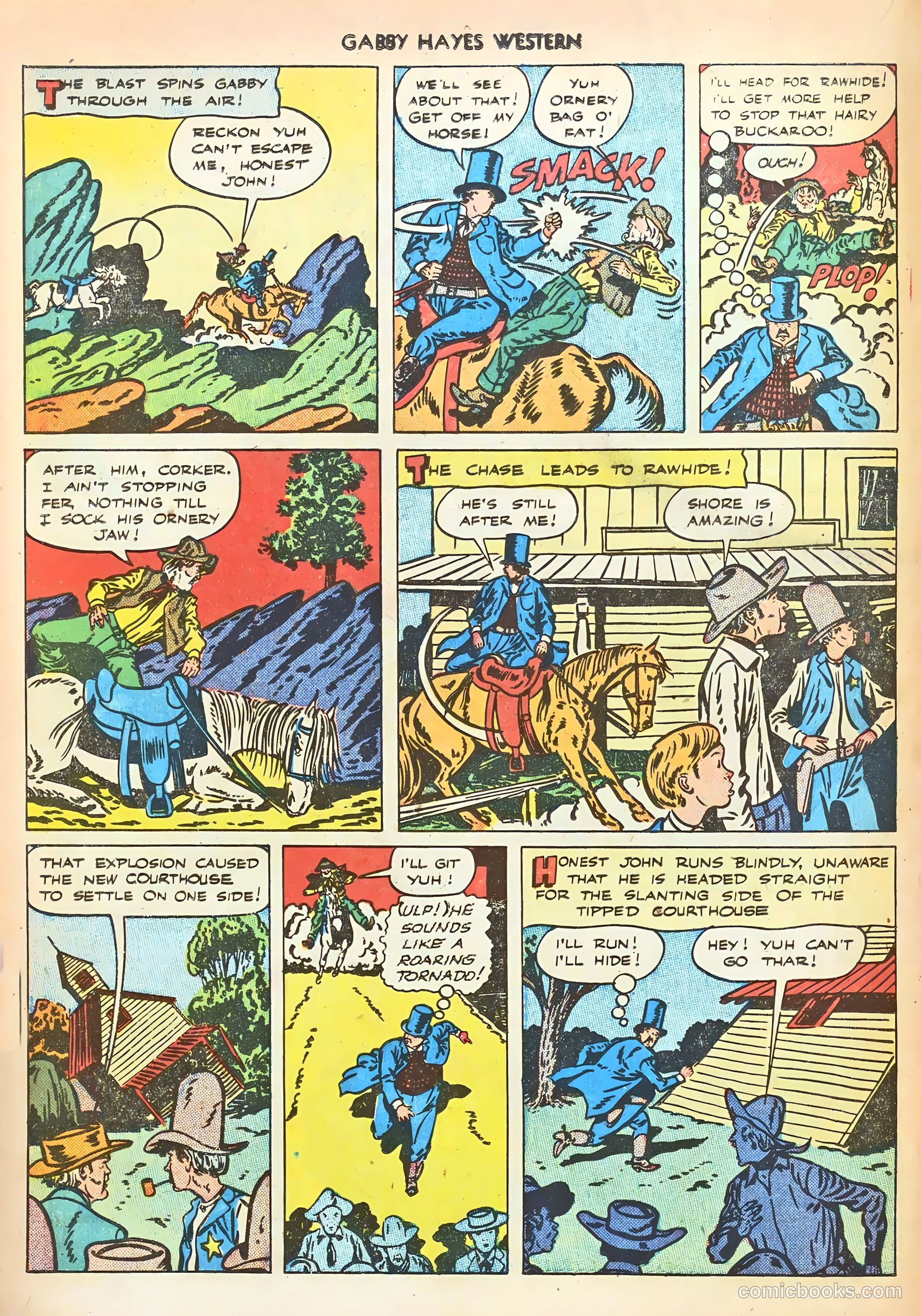 Gabby Hayes Western #8 (1949) — page 18 of 36