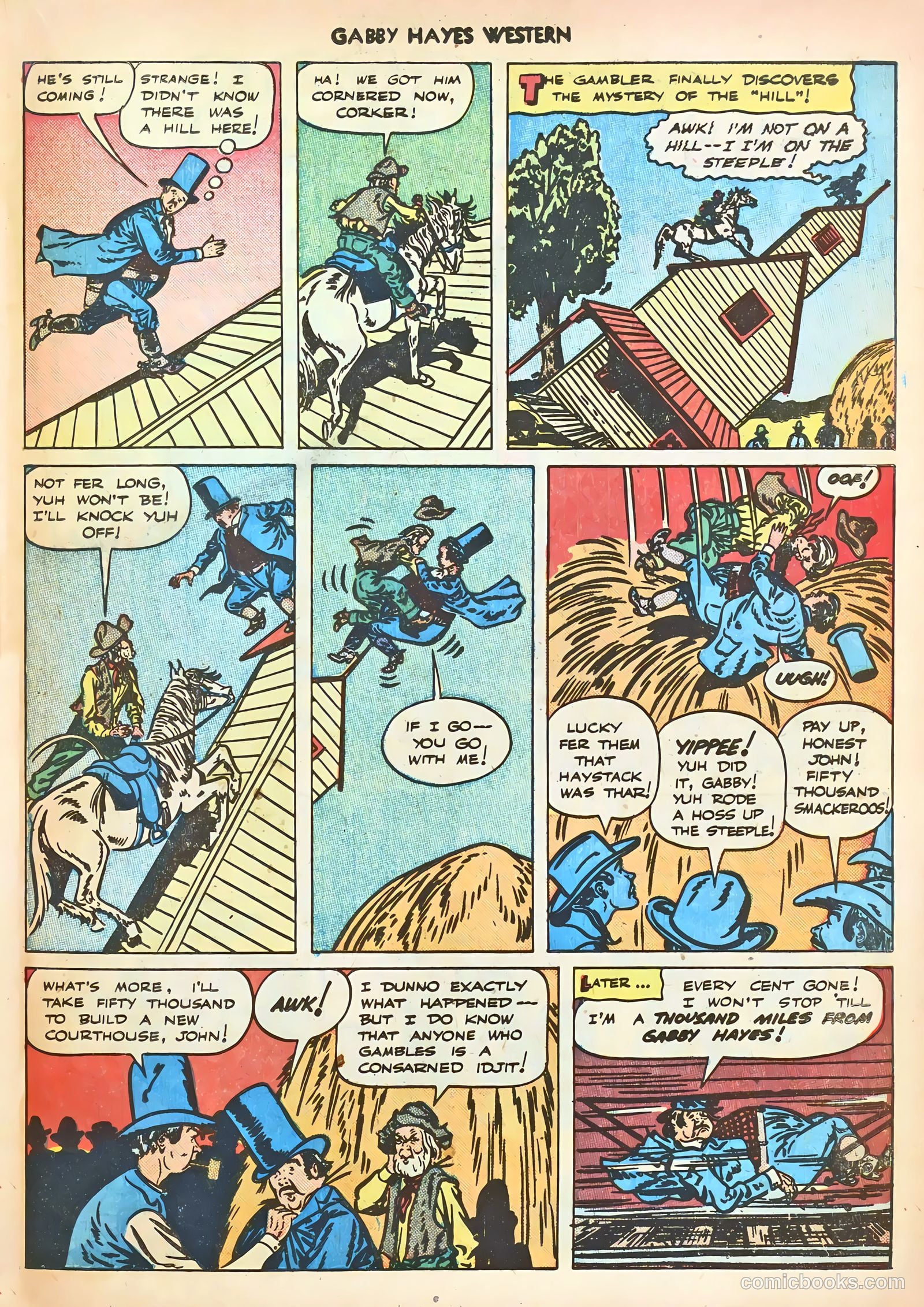 Gabby Hayes Western #8 (1949) — page 19 of 36