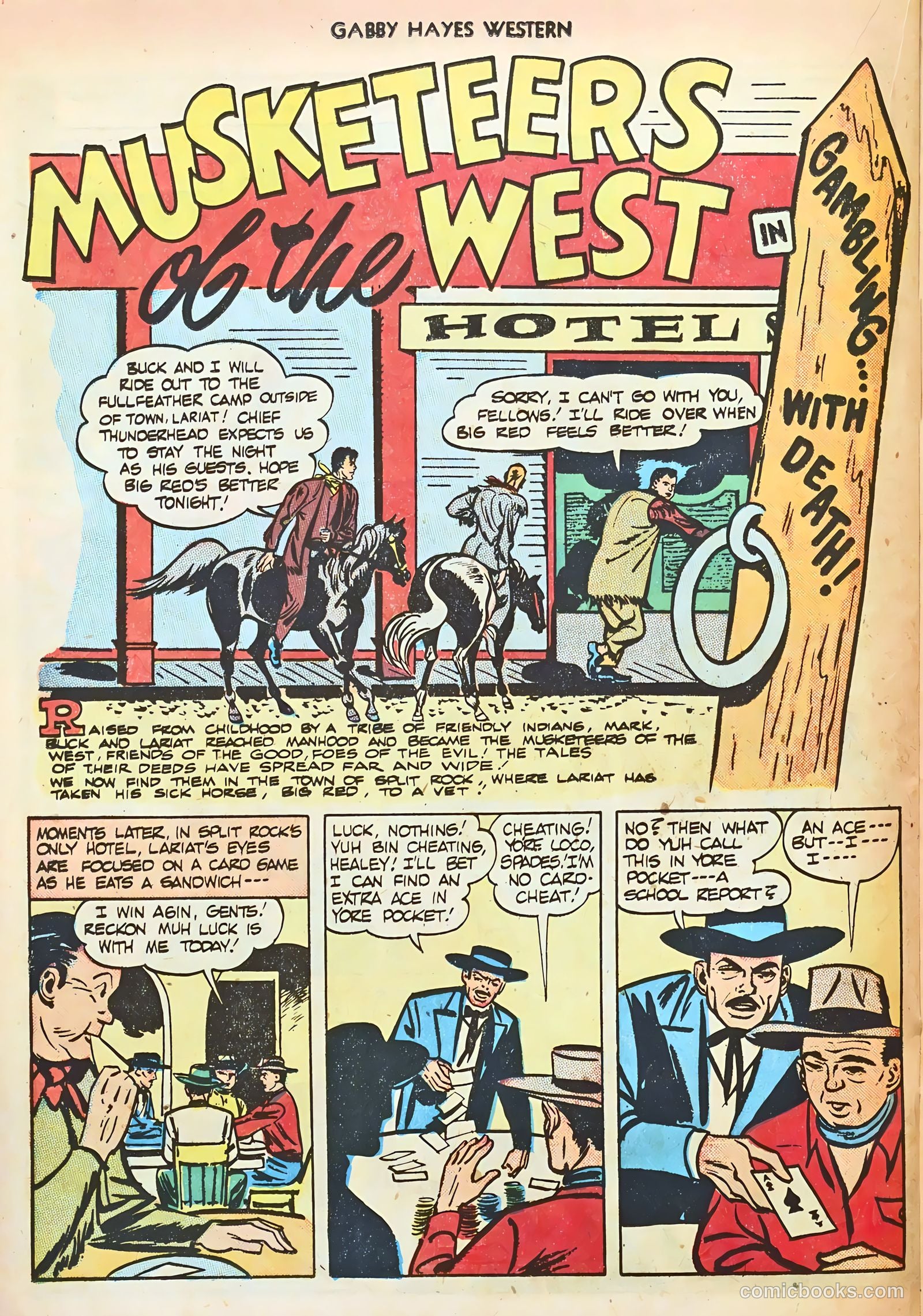 Gabby Hayes Western #8 (1949) — page 20 of 36
