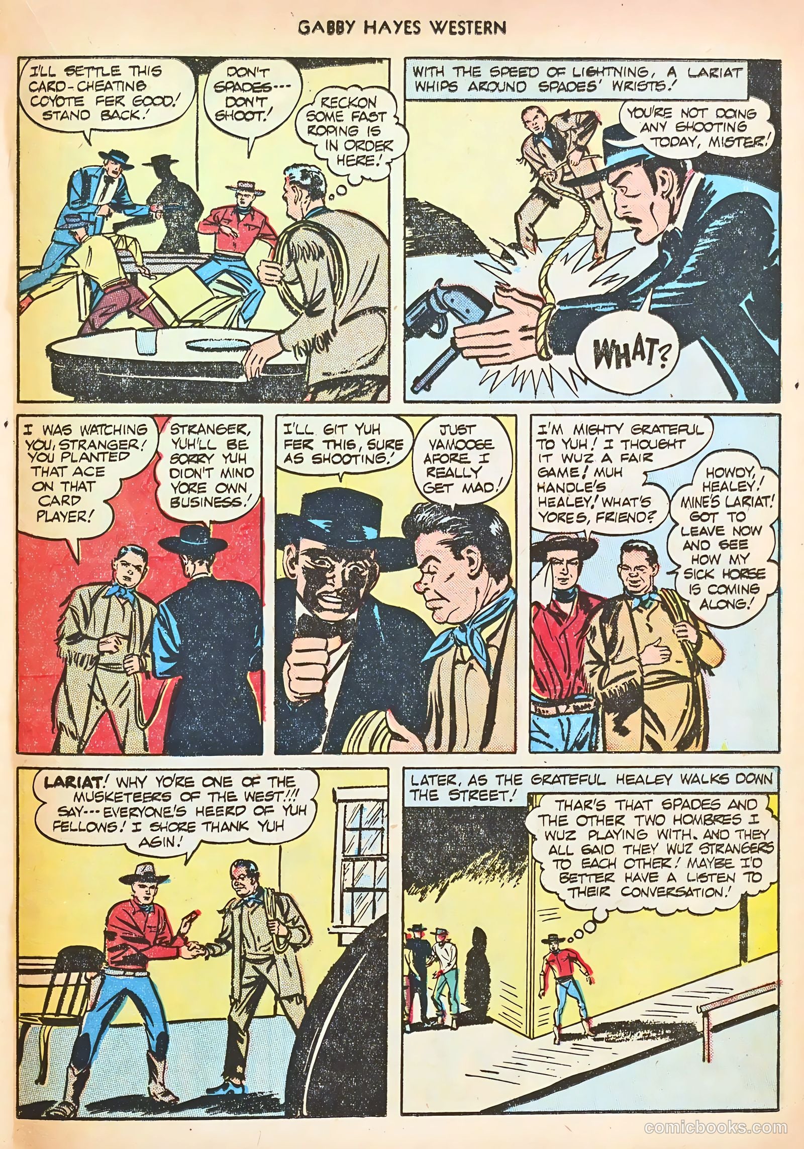 Gabby Hayes Western #8 (1949) — page 21 of 36