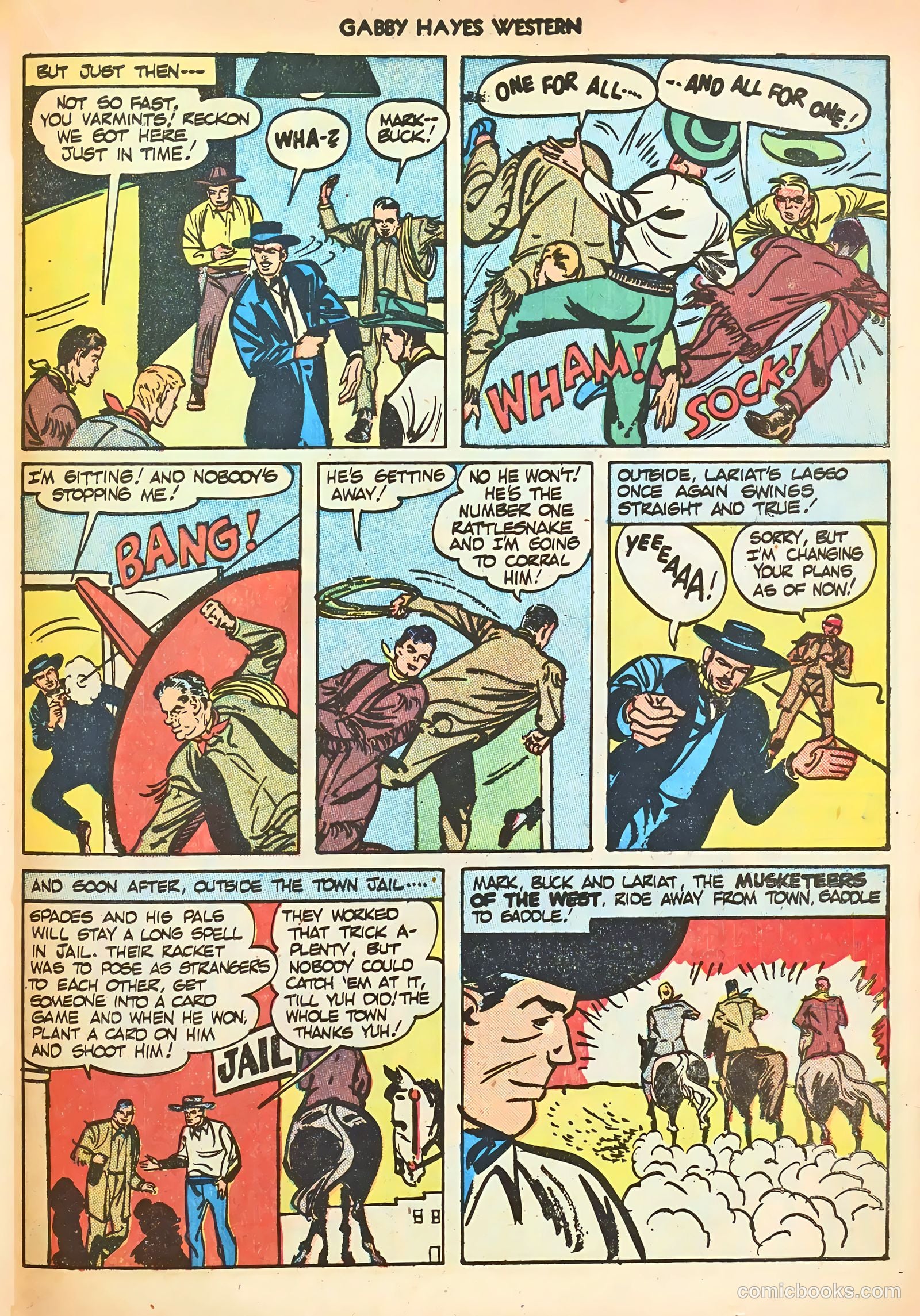 Gabby Hayes Western #8 (1949) — page 23 of 36