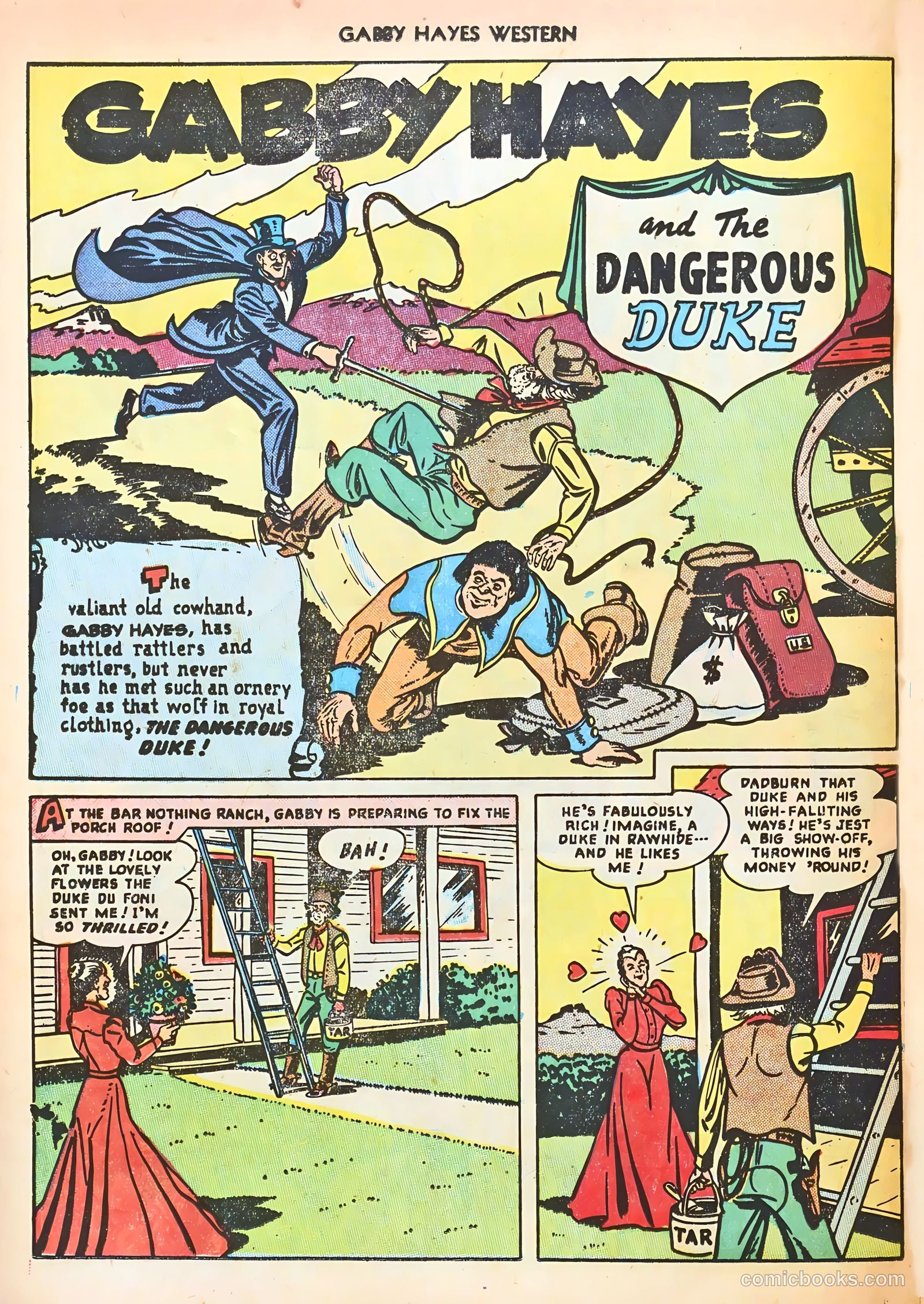 Gabby Hayes Western #8 (1949) — page 24 of 36