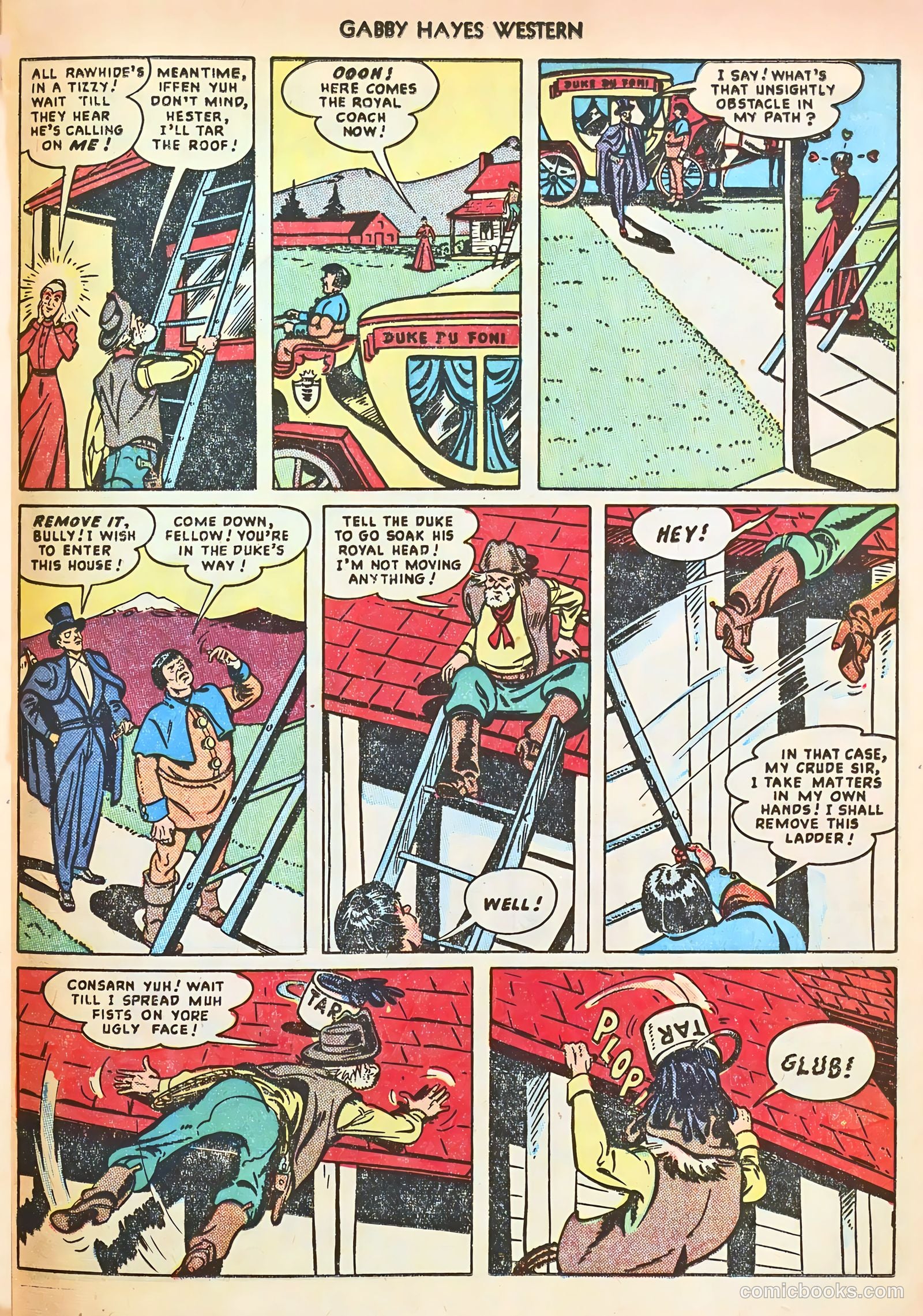 Gabby Hayes Western #8 (1949) — page 25 of 36