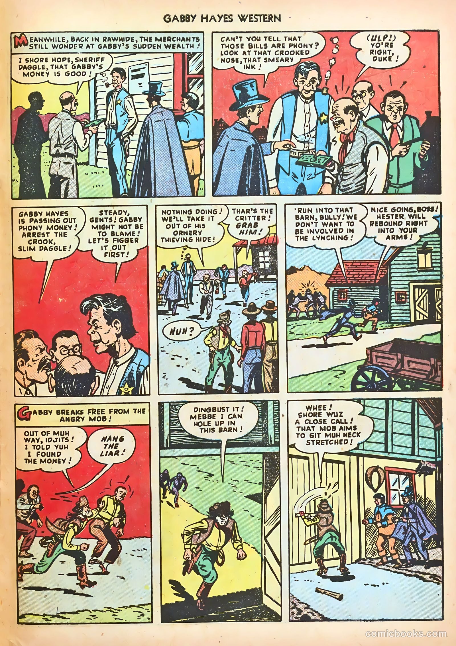 Gabby Hayes Western #8 (1949) — page 29 of 36