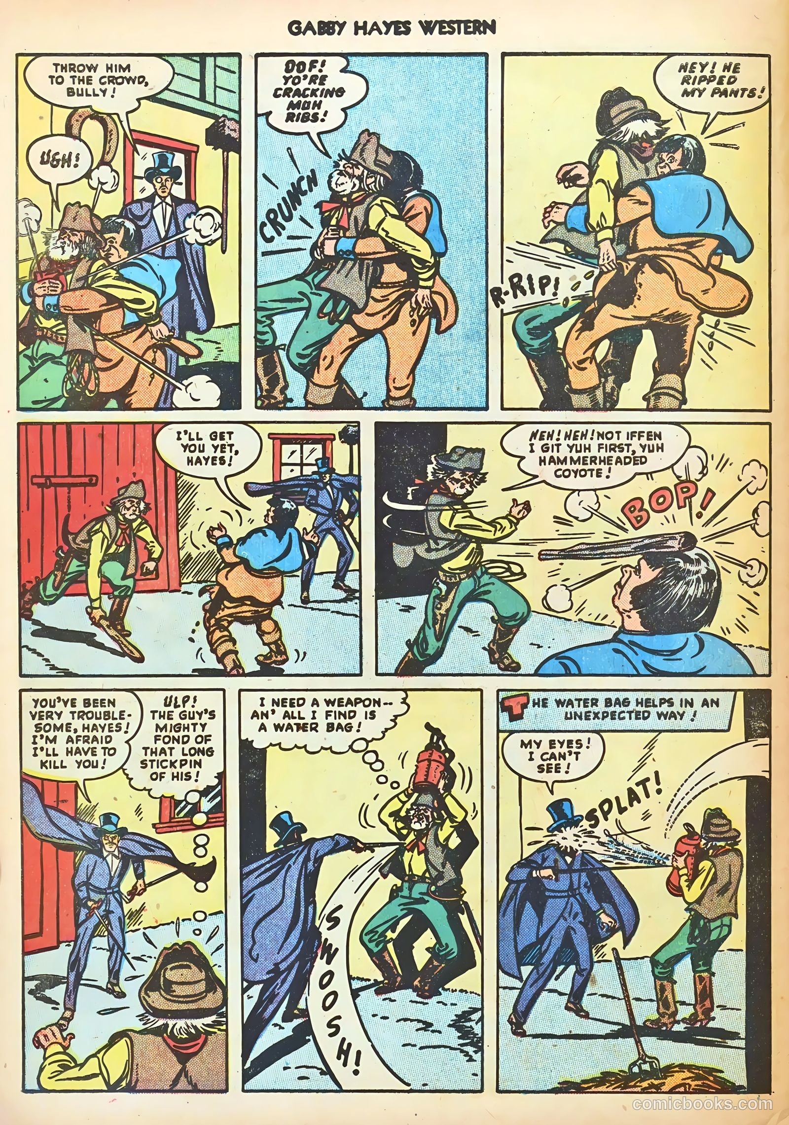 Gabby Hayes Western #8 (1949) — page 30 of 36