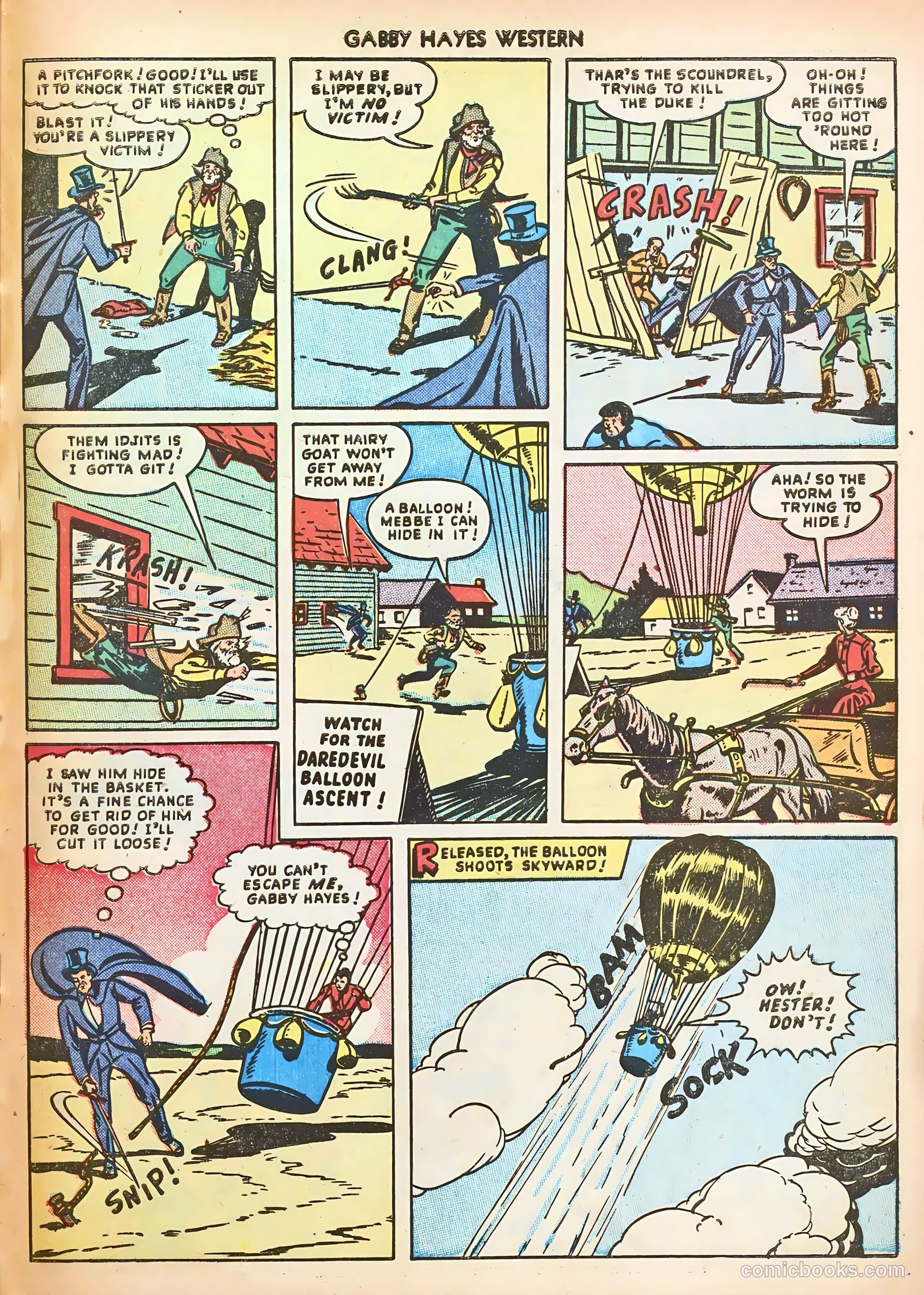 Gabby Hayes Western #8 (1949) — page 31 of 36