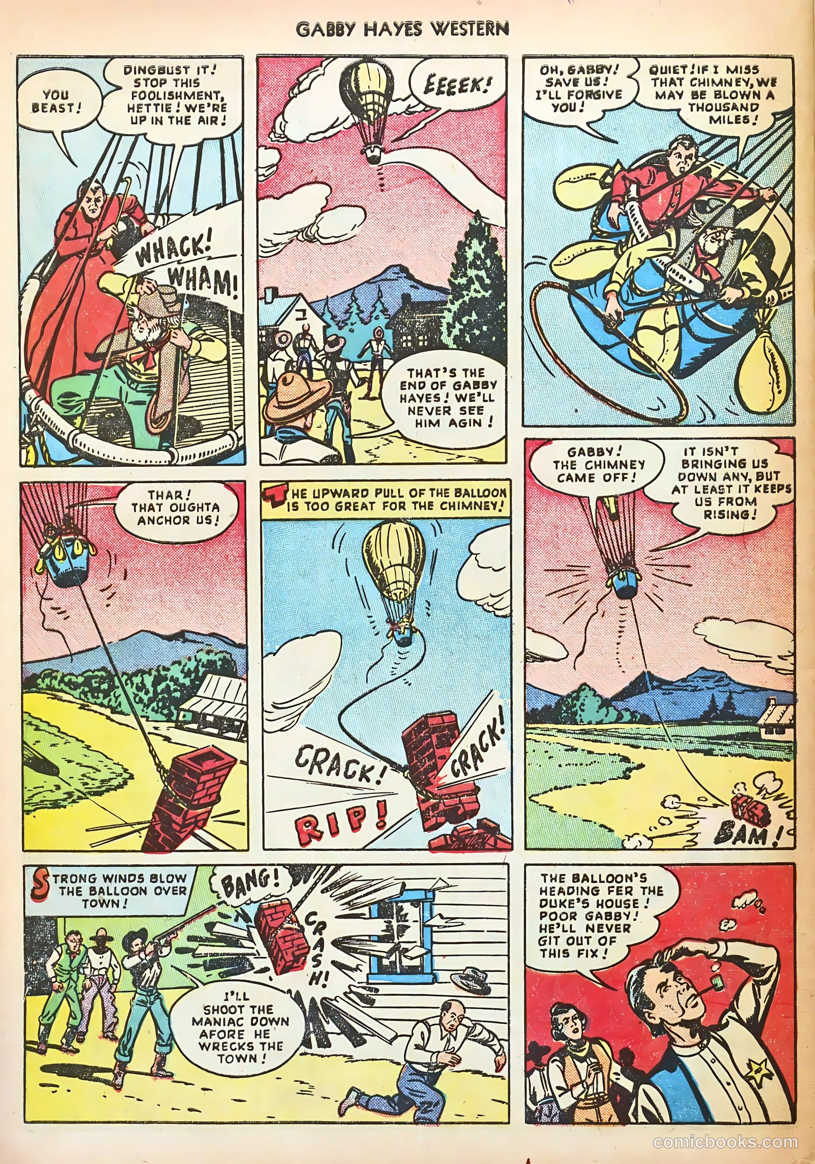 Gabby Hayes Western #8 (1949) — page 32 of 36