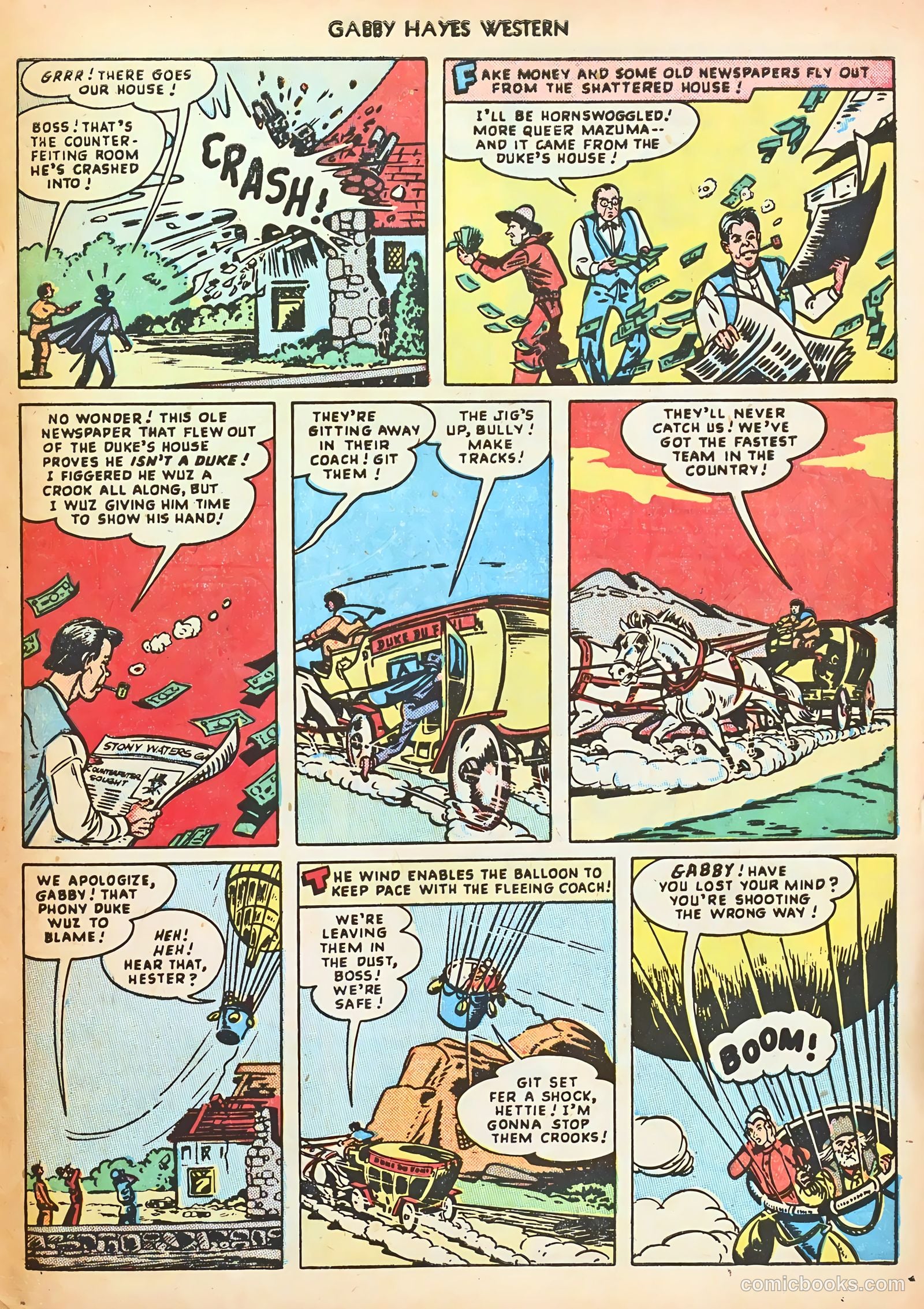 Gabby Hayes Western #8 (1949) — page 33 of 36