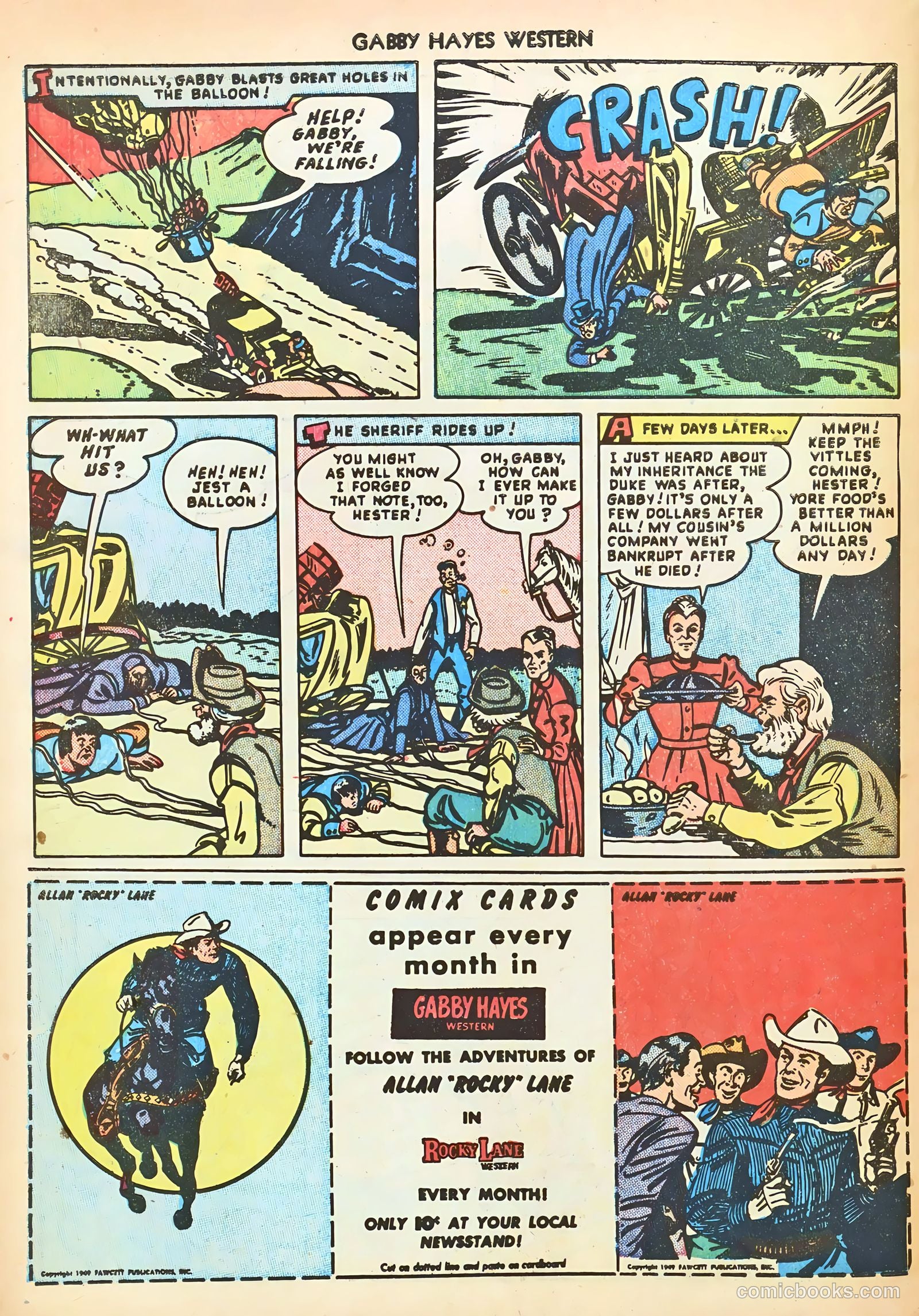Gabby Hayes Western #8 (1949) — page 34 of 36