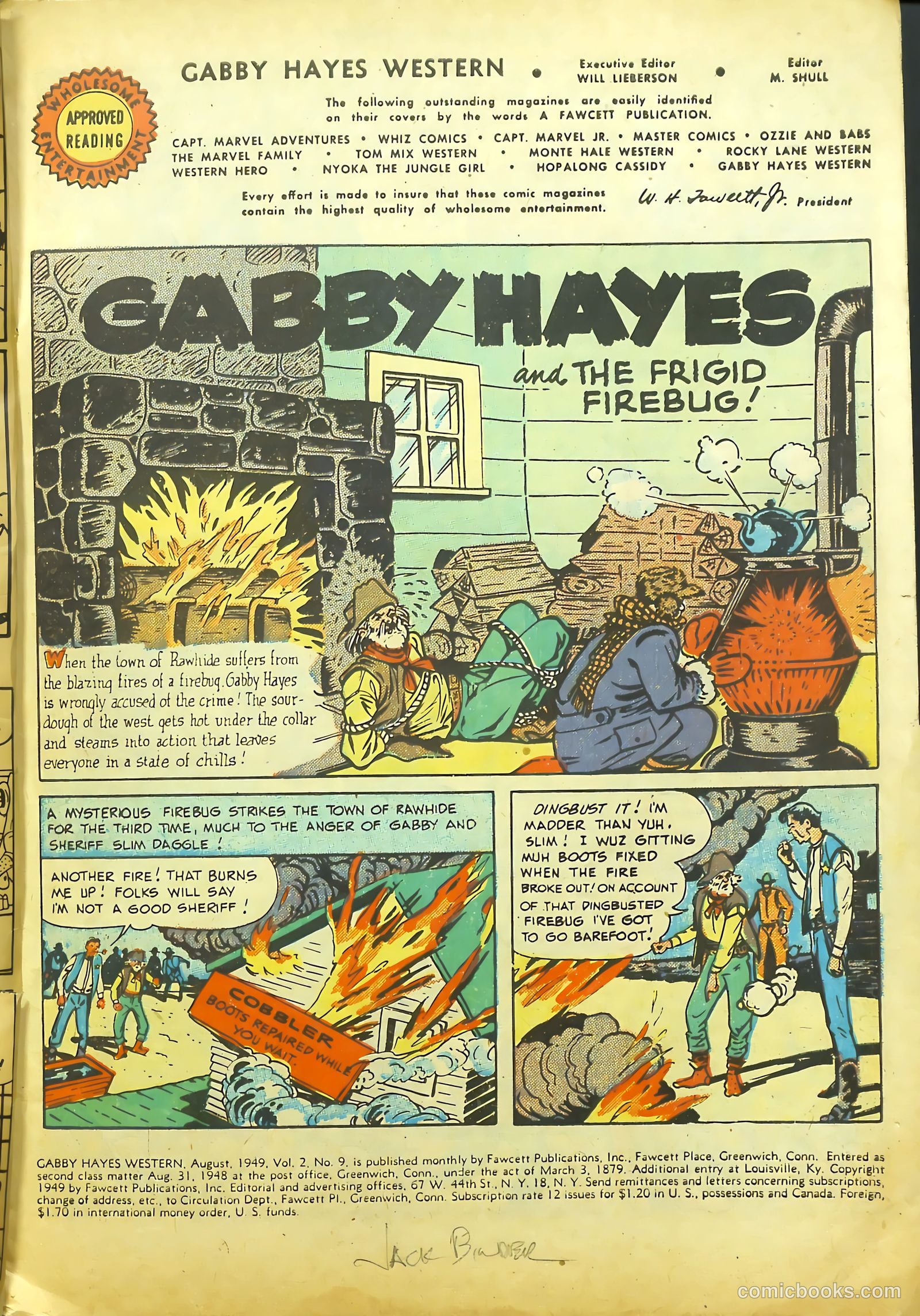 Gabby Hayes Western #9 (1949) — page 3 of 36