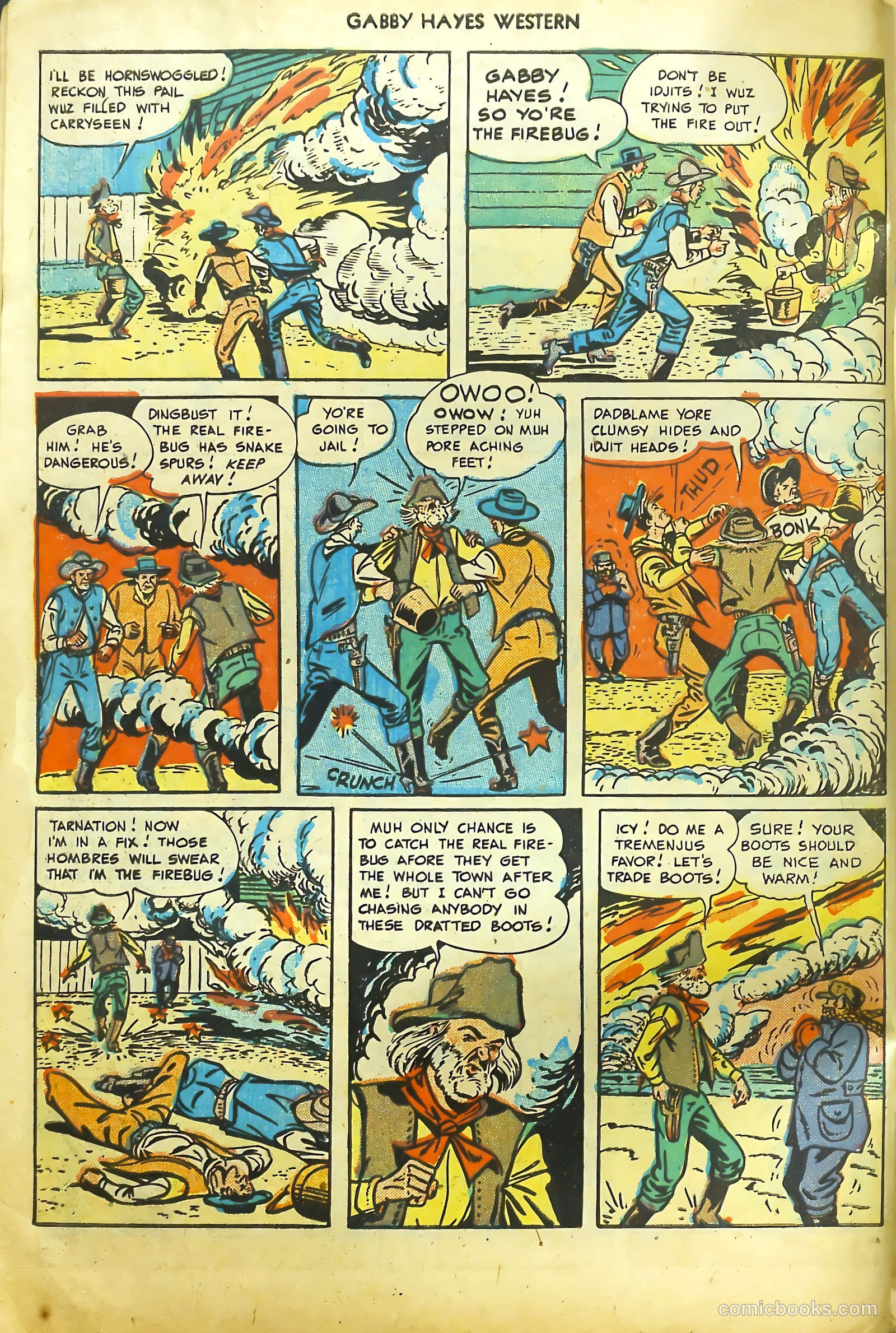 Gabby Hayes Western #9 (1949) — page 6 of 36