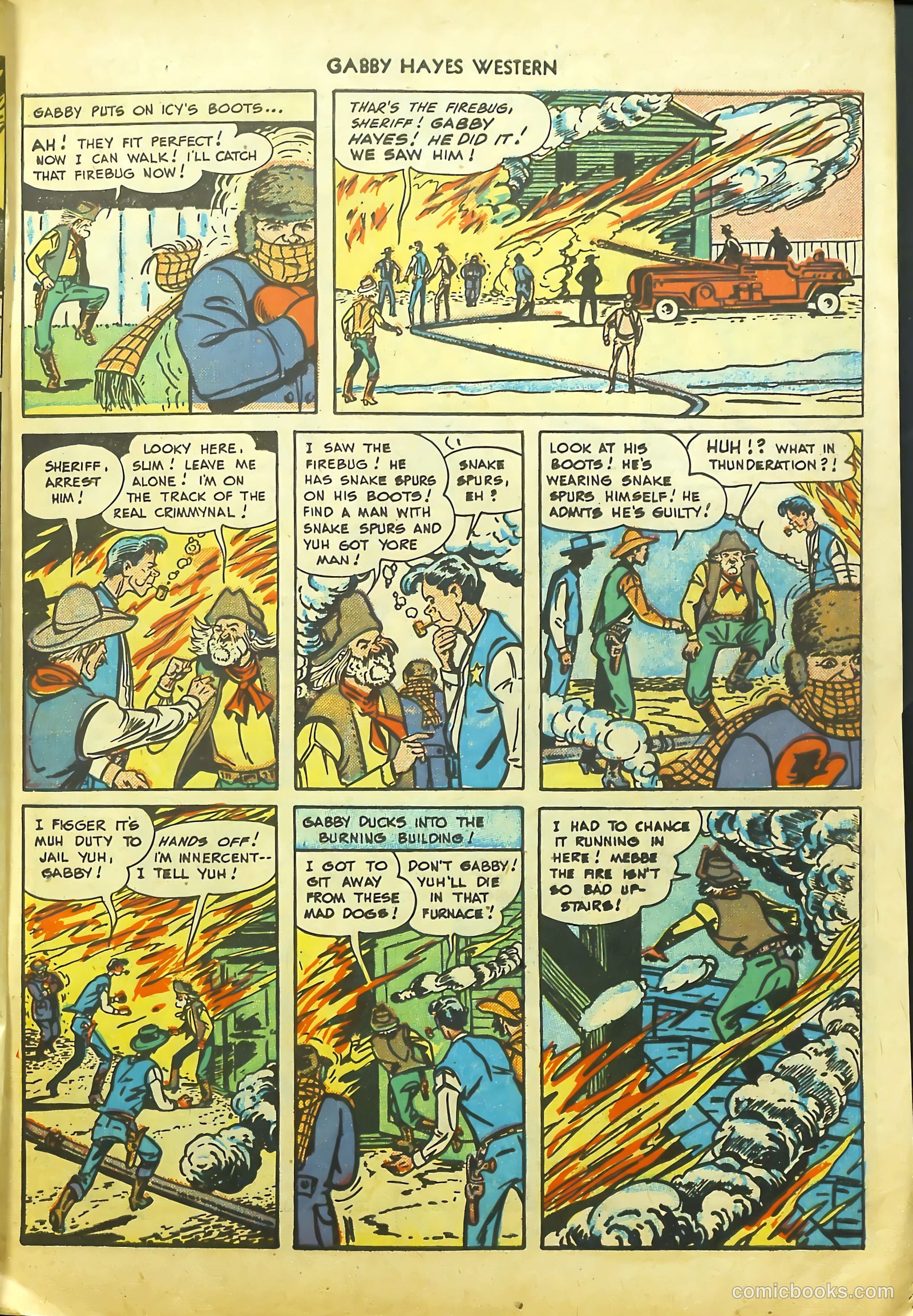 Gabby Hayes Western #9 (1949) — page 7 of 36