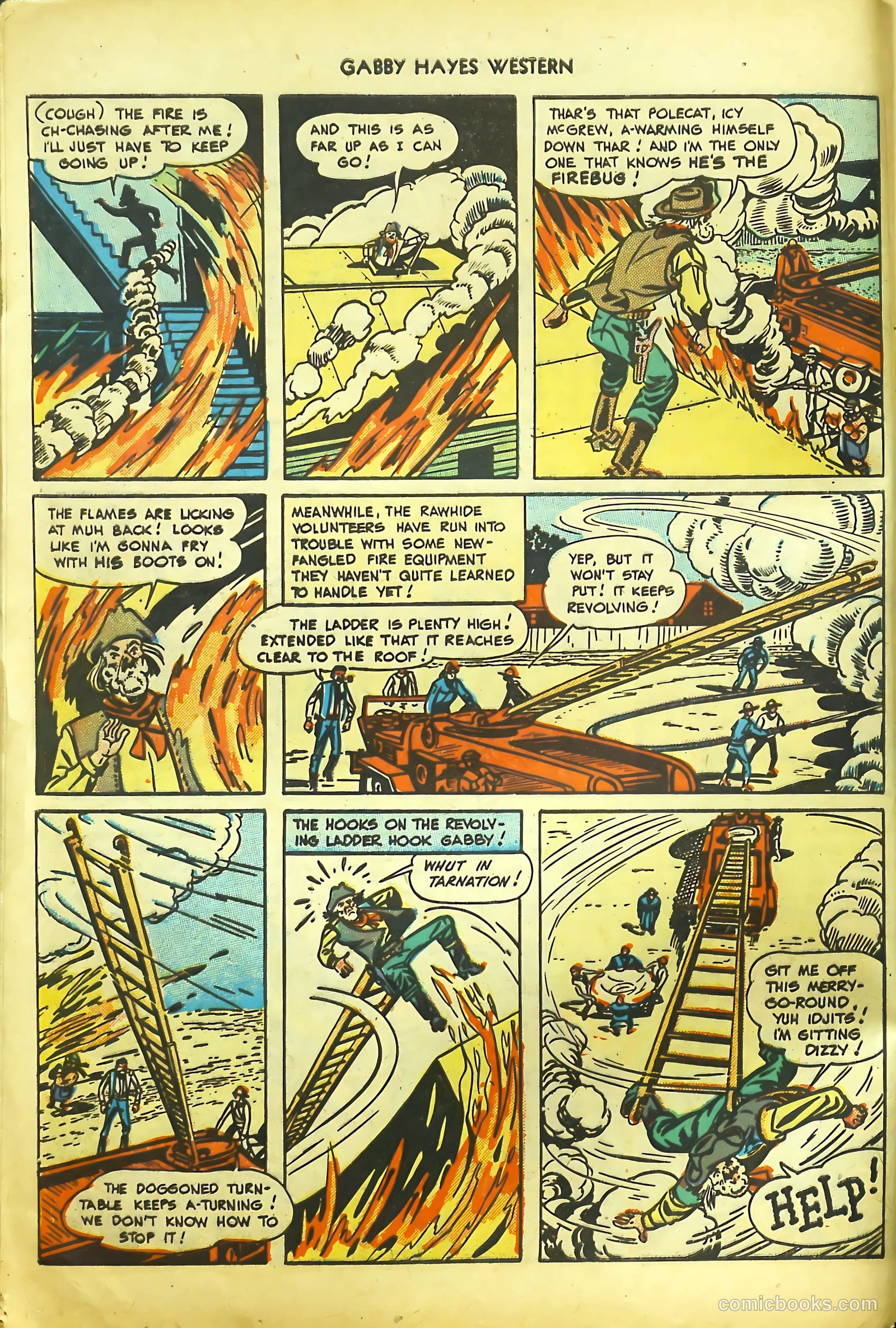 Gabby Hayes Western #9 (1949) — page 8 of 36