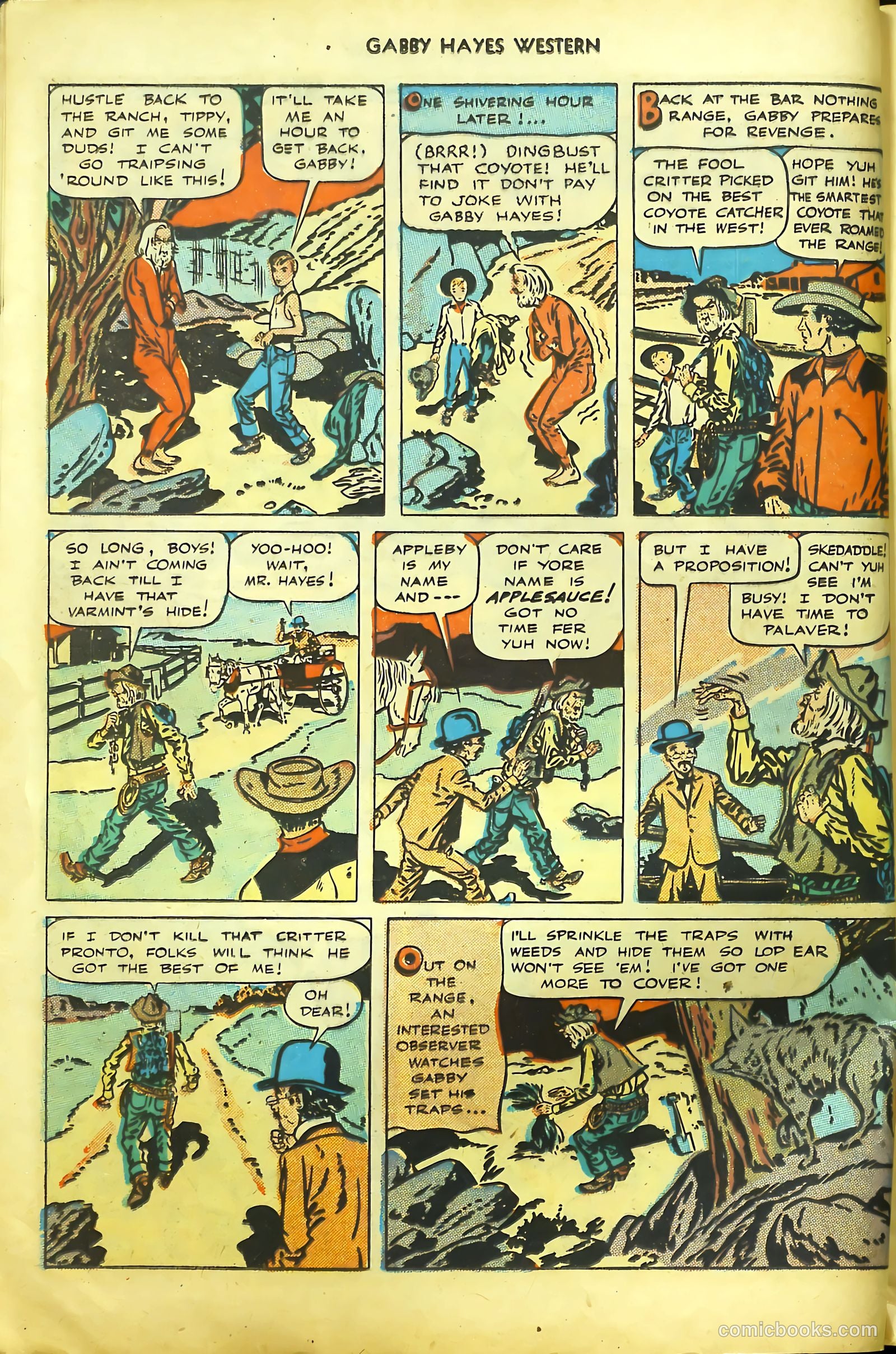 Gabby Hayes Western #9 (1949) — page 12 of 36