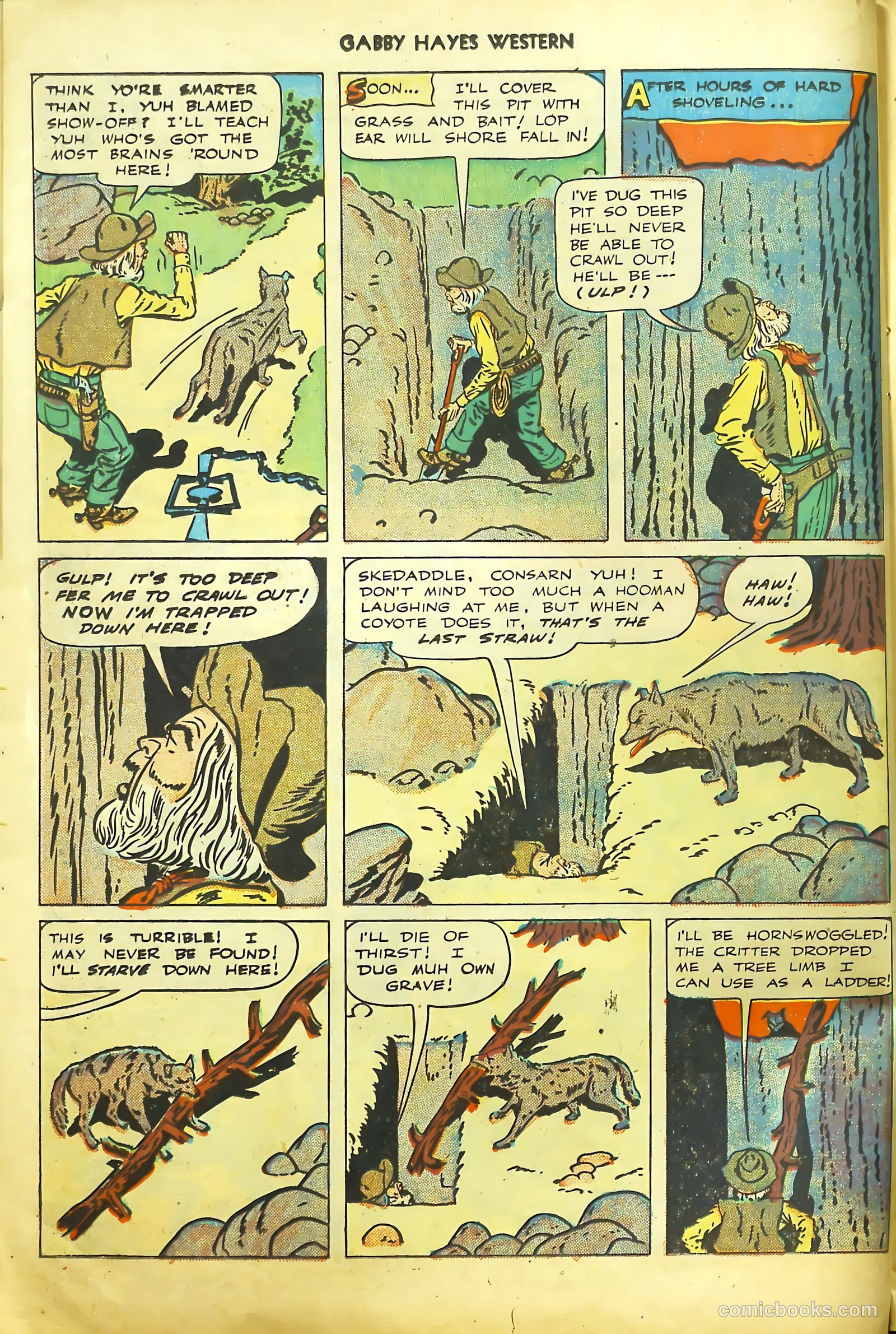 Gabby Hayes Western #9 (1949) — page 14 of 36