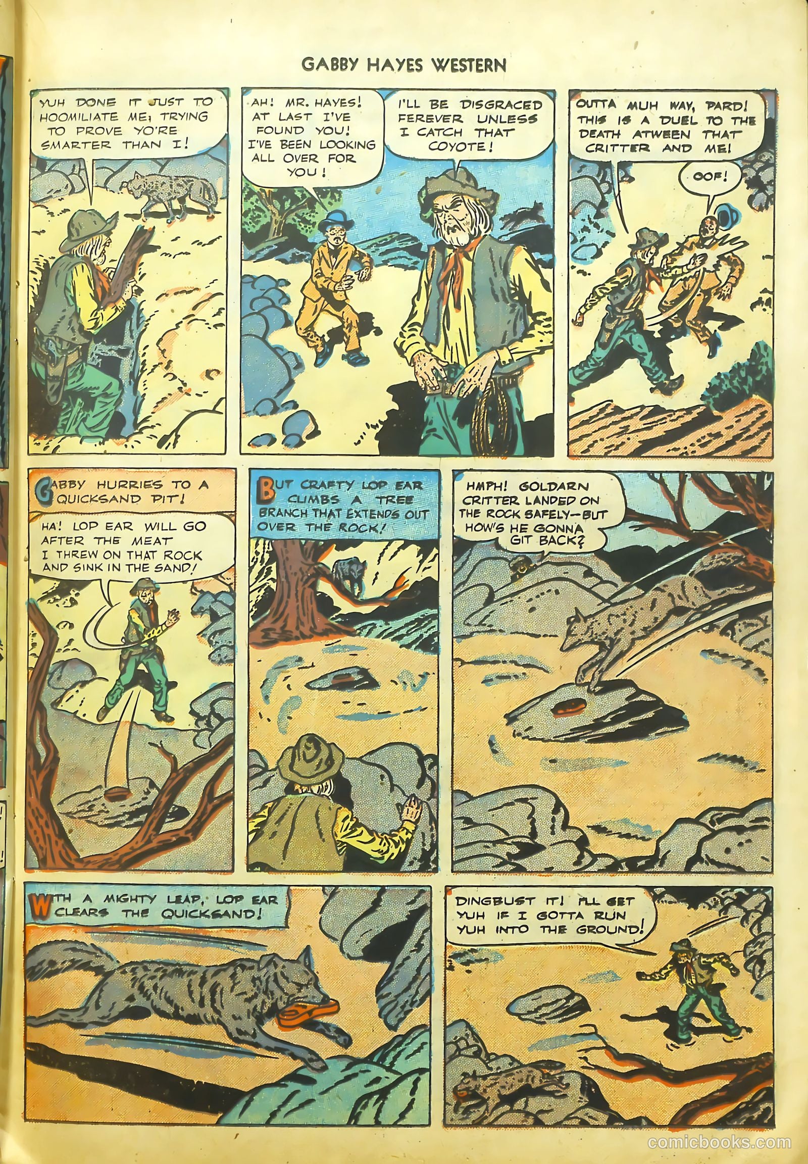 Gabby Hayes Western #9 (1949) — page 15 of 36