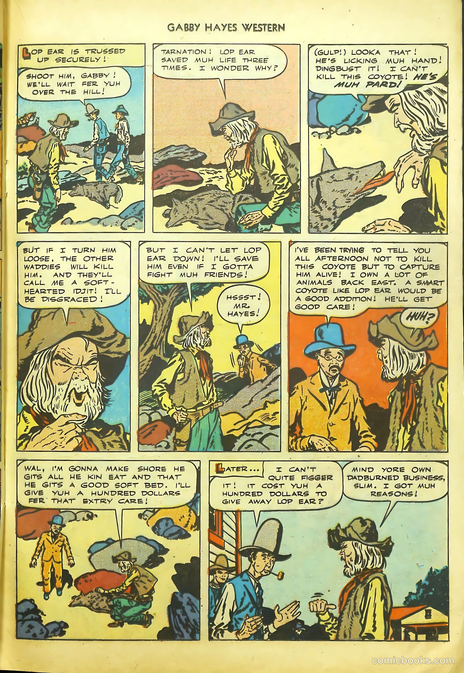 Gabby Hayes Western #9 (1949) — page 17 of 36