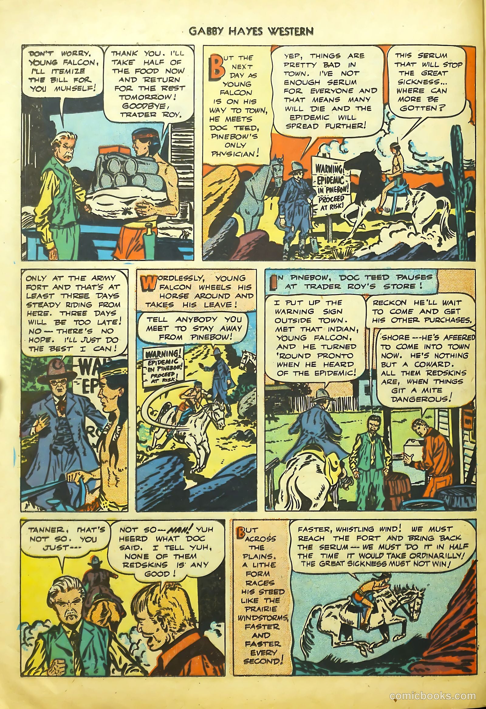 Gabby Hayes Western #9 (1949) — page 20 of 36