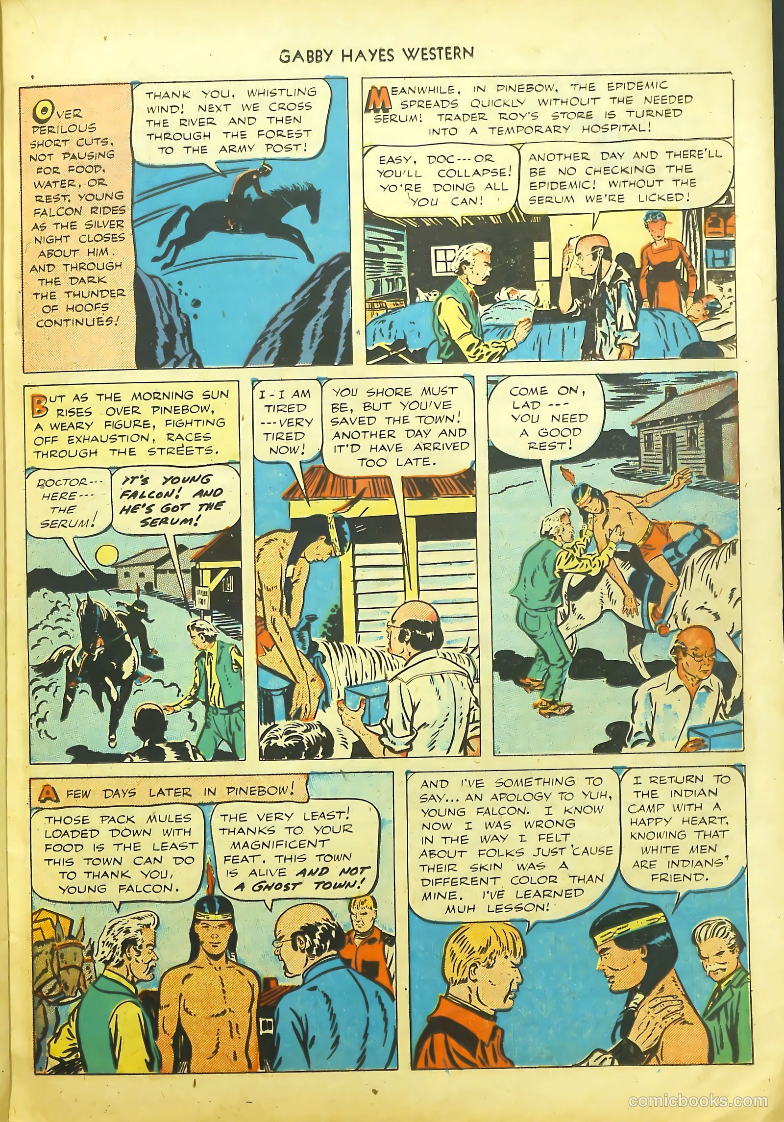 Gabby Hayes Western #9 (1949) — page 21 of 36