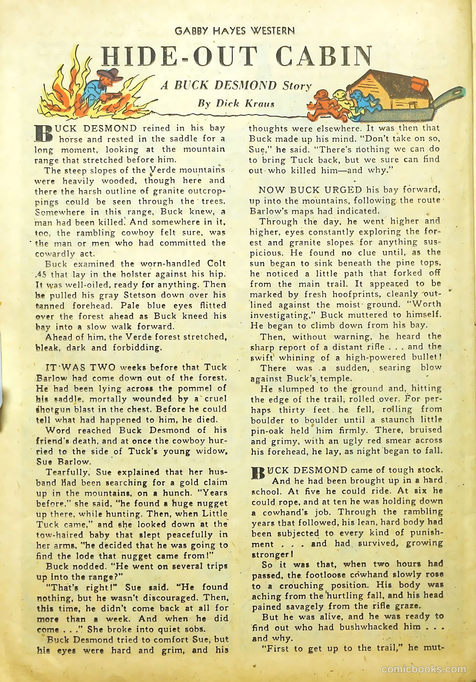 Gabby Hayes Western #9 (1949) — page 22 of 36