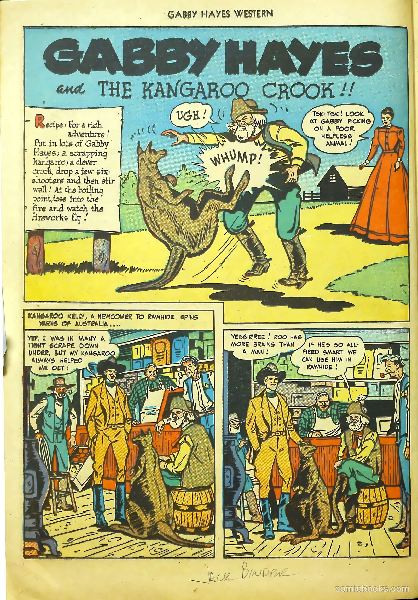 Gabby Hayes Western #9 (1949) — page 24 of 36