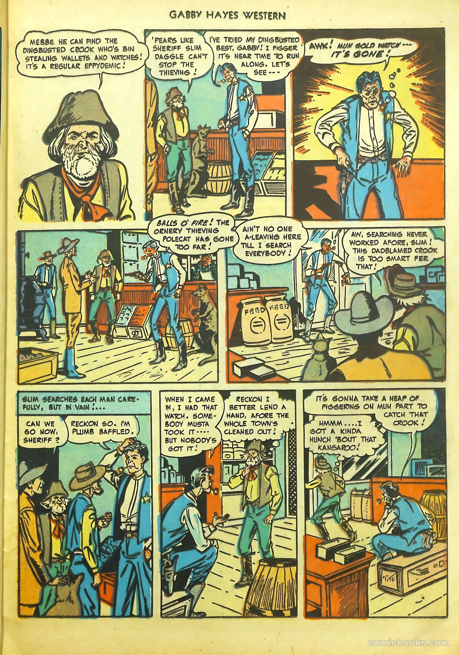 Gabby Hayes Western #9 (1949) — page 25 of 36