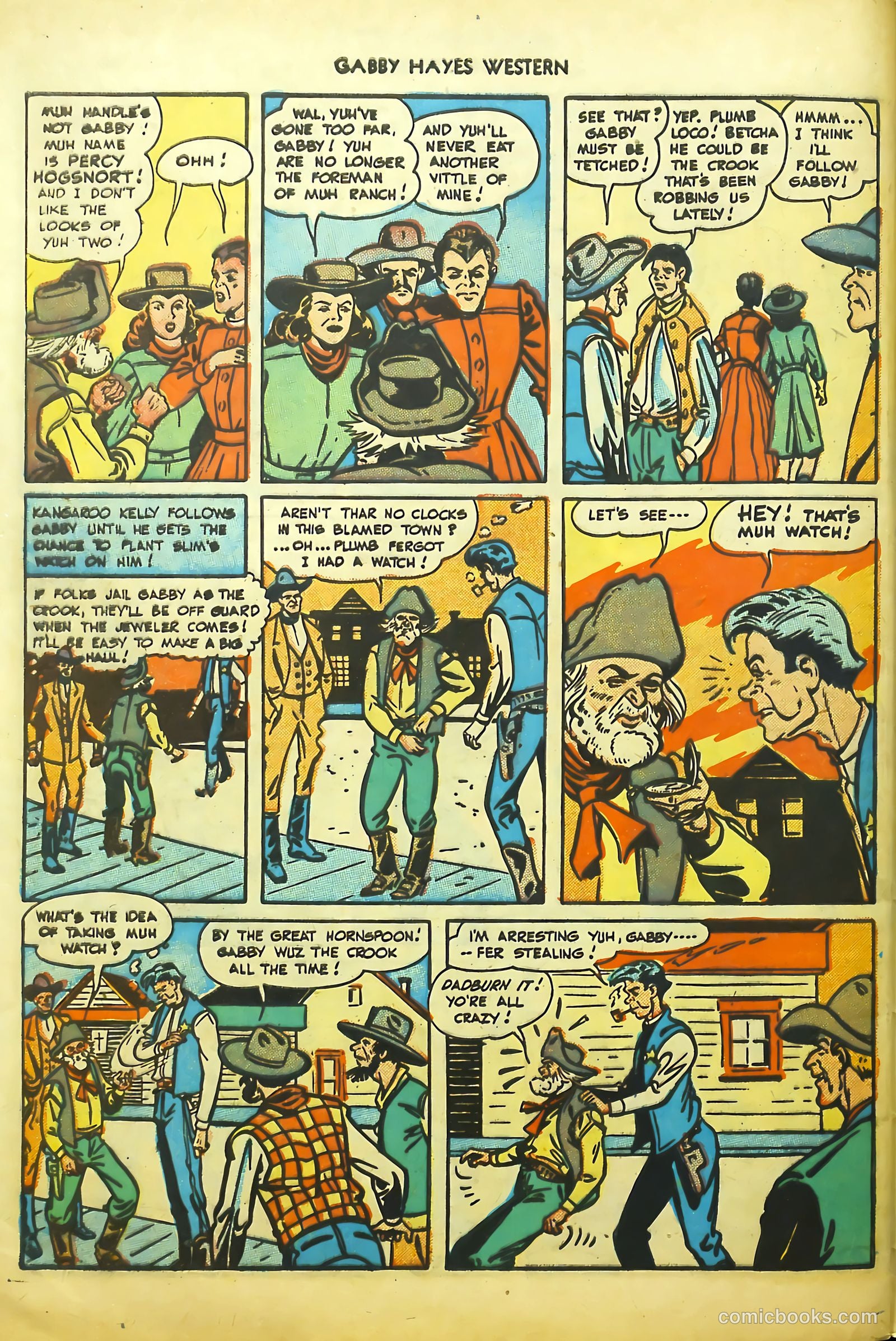 Gabby Hayes Western #9 (1949) — page 28 of 36