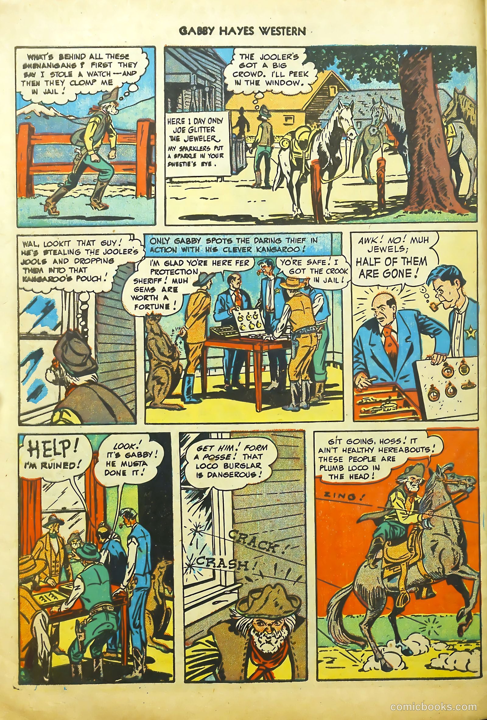 Gabby Hayes Western #9 (1949) — page 30 of 36