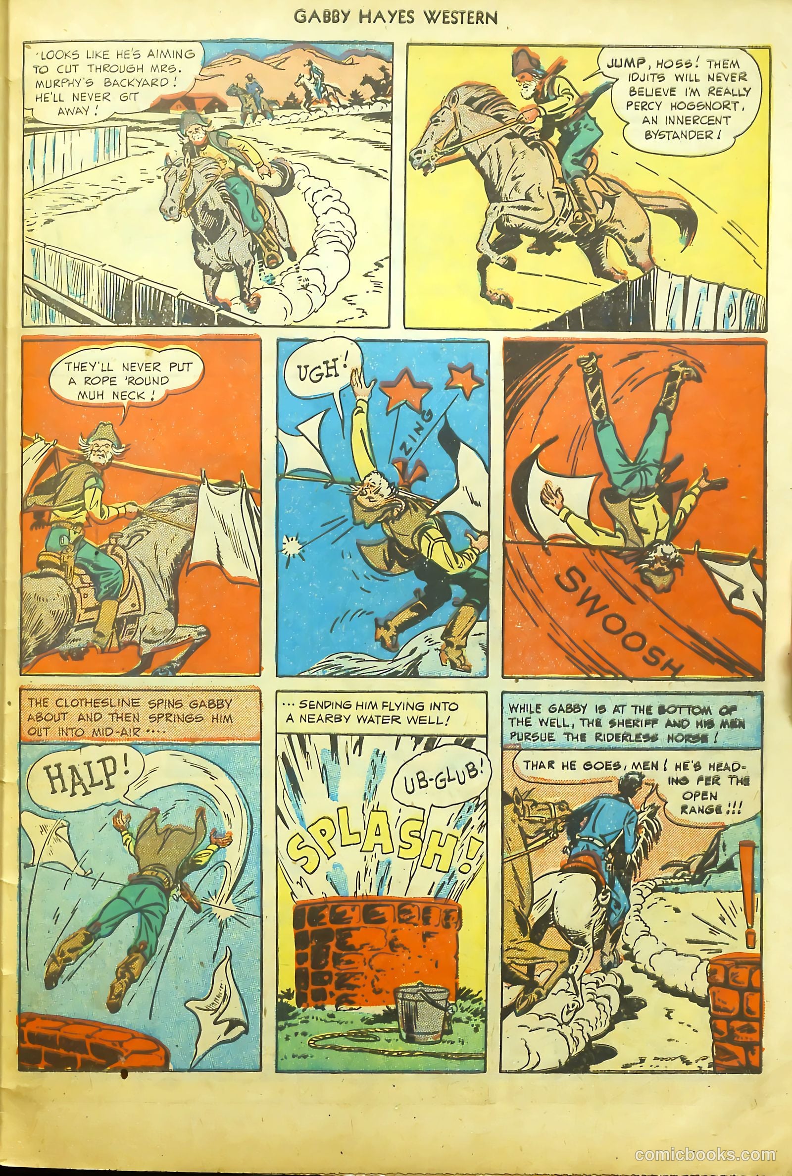 Gabby Hayes Western #9 (1949) — page 31 of 36