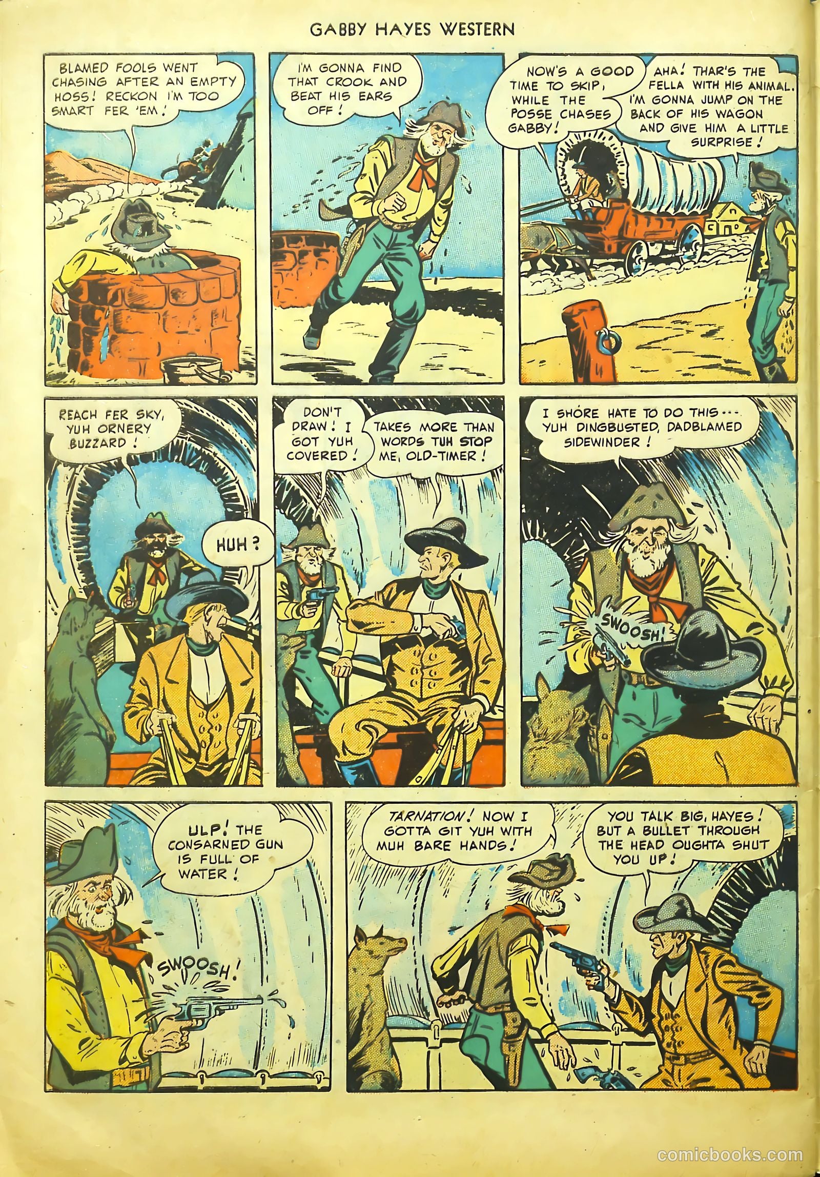 Gabby Hayes Western #9 (1949) — page 32 of 36