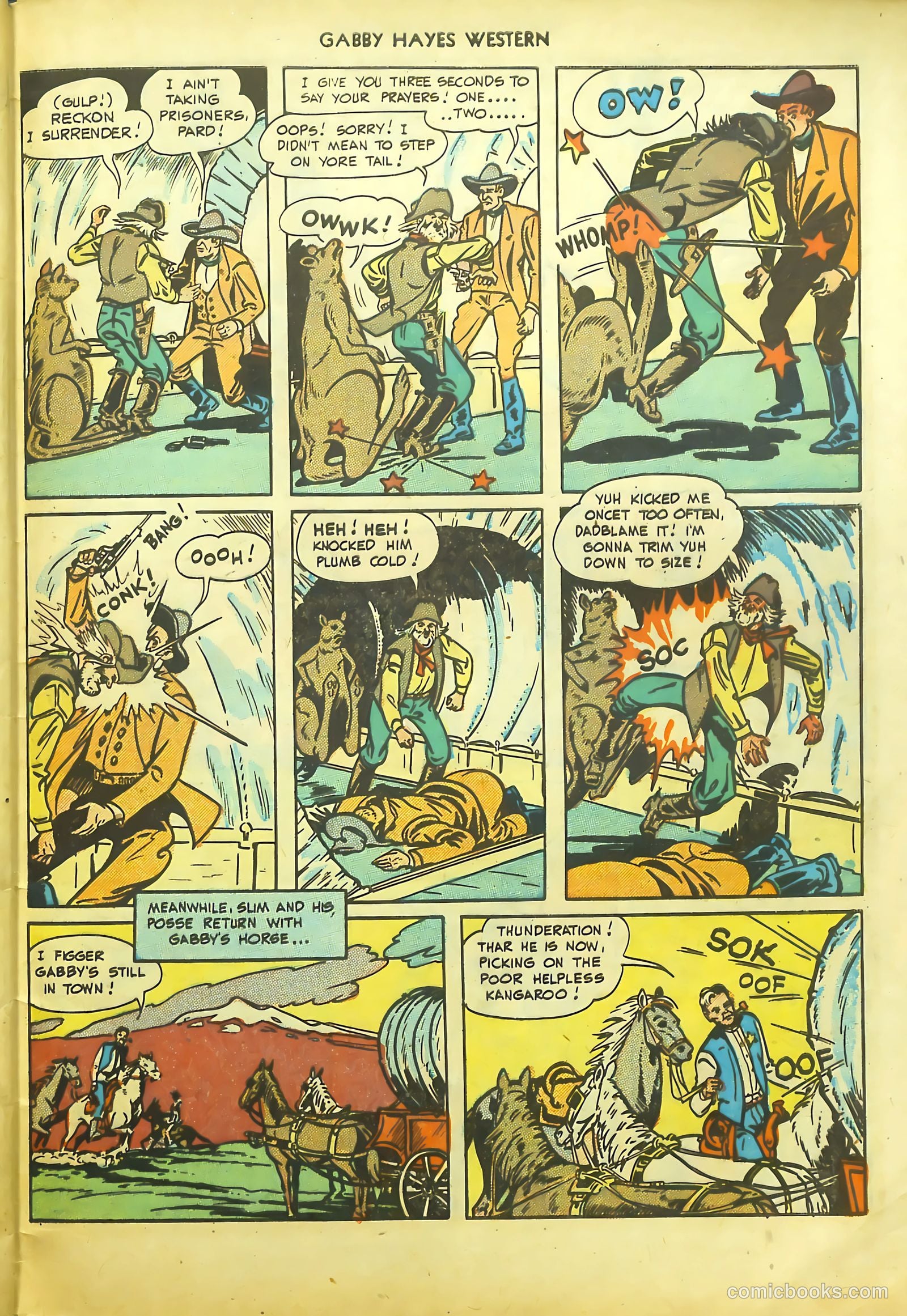 Gabby Hayes Western #9 (1949) — page 33 of 36
