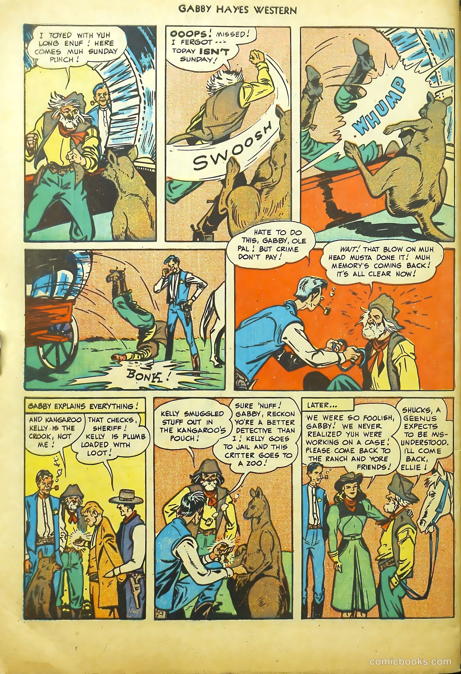 Gabby Hayes Western #9 (1949) — page 34 of 36