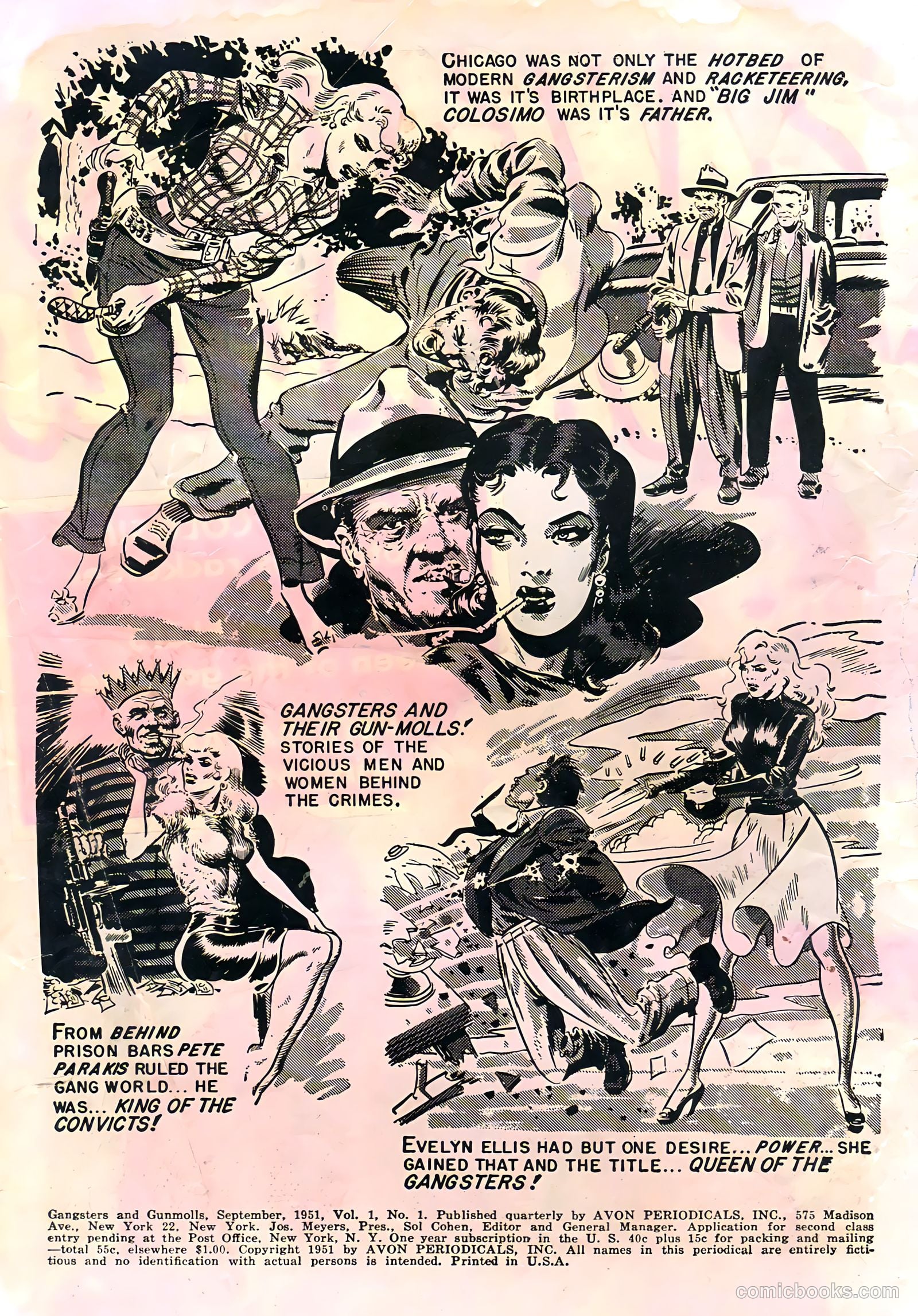 Gangsters and Gunmolls #1 (1951) — page 2 of 36