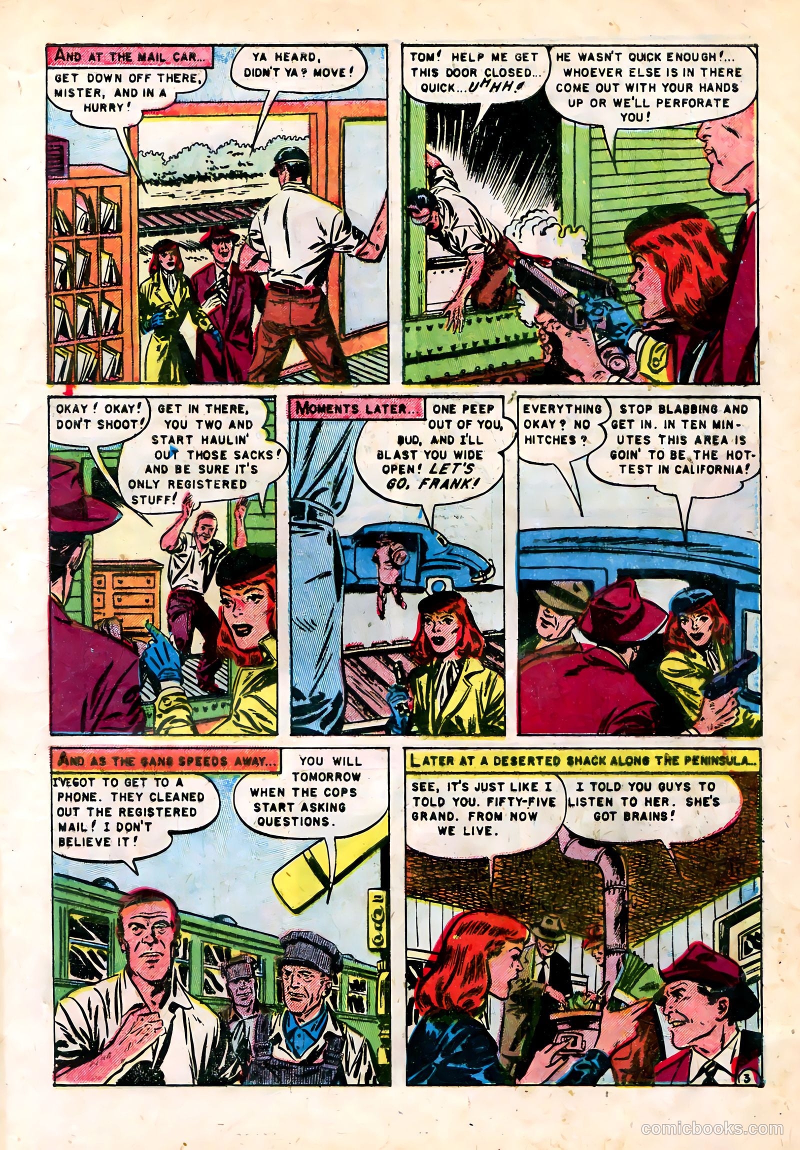 Gangsters and Gunmolls #1 (1951) — page 5 of 36