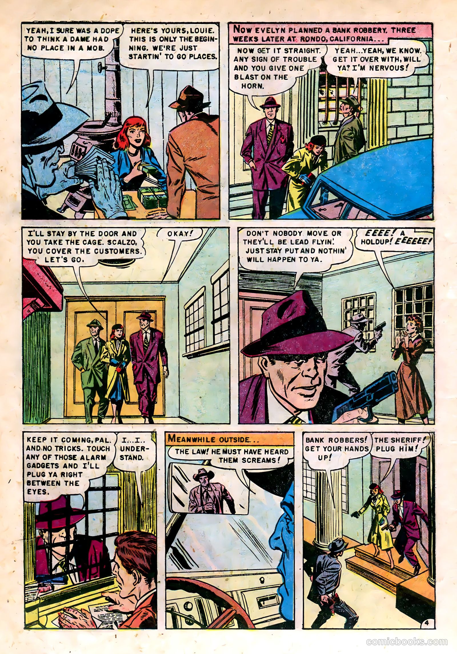 Gangsters and Gunmolls #1 (1951) — page 6 of 36