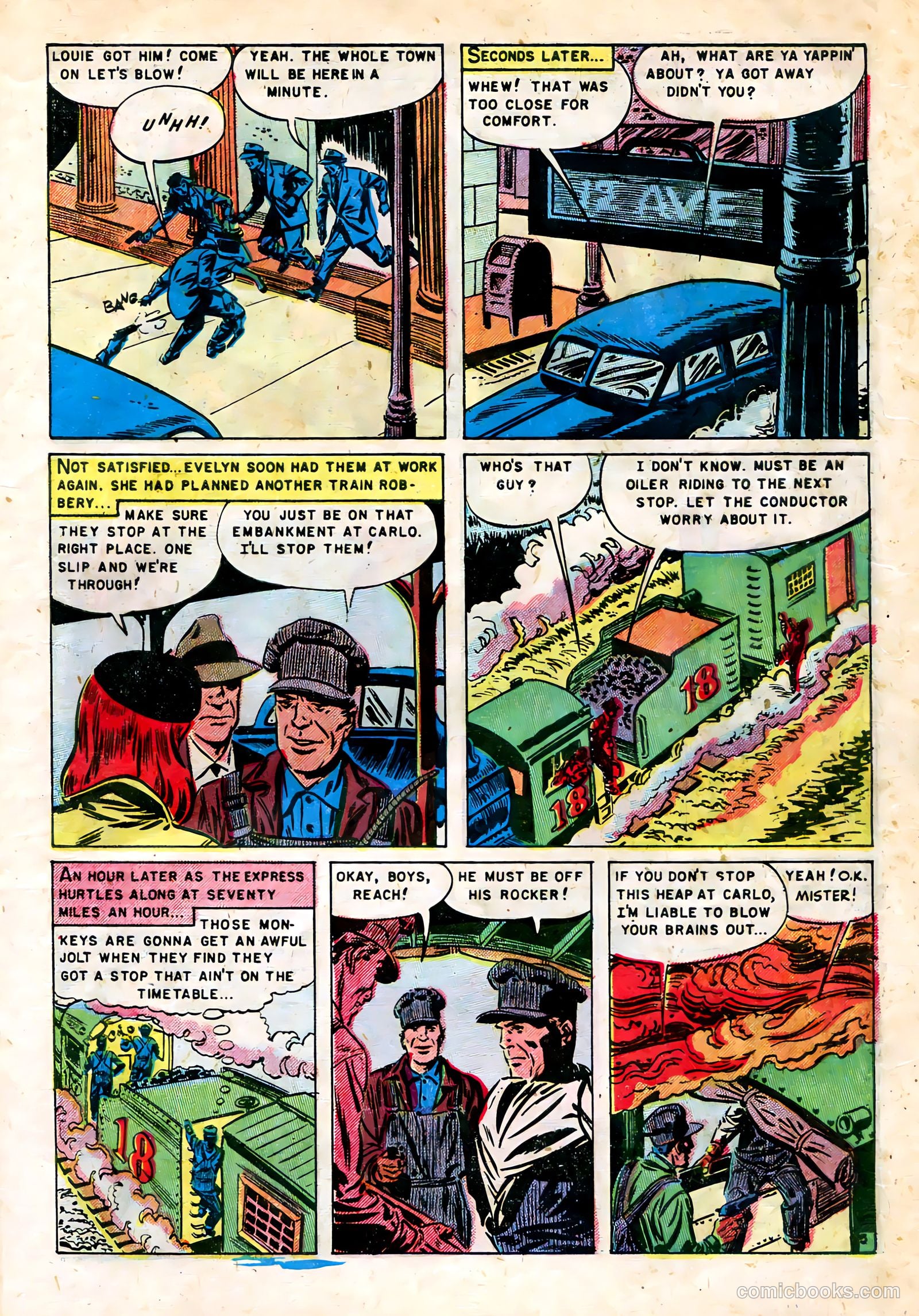 Gangsters and Gunmolls #1 (1951) — page 7 of 36