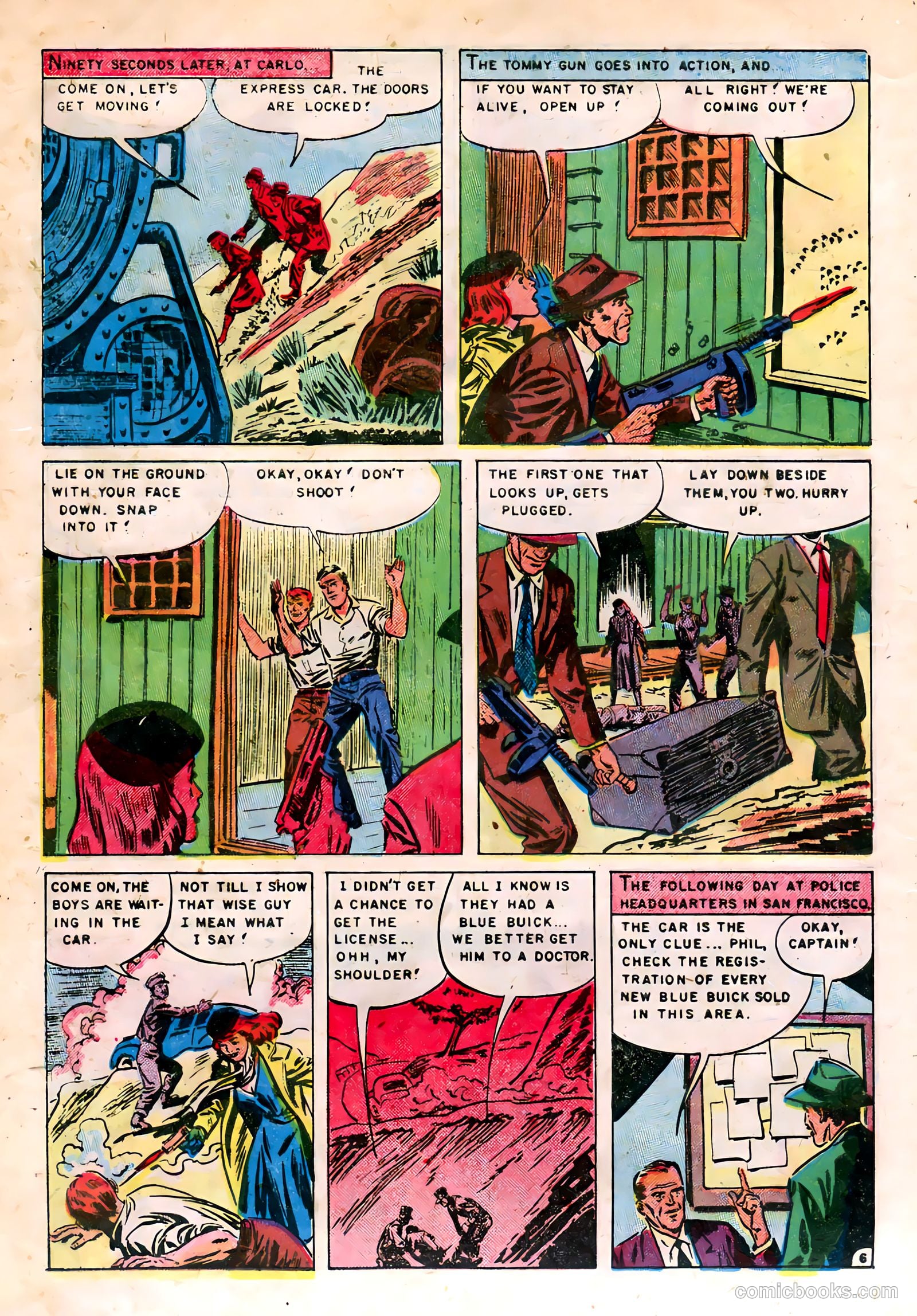 Gangsters and Gunmolls #1 (1951) — page 8 of 36