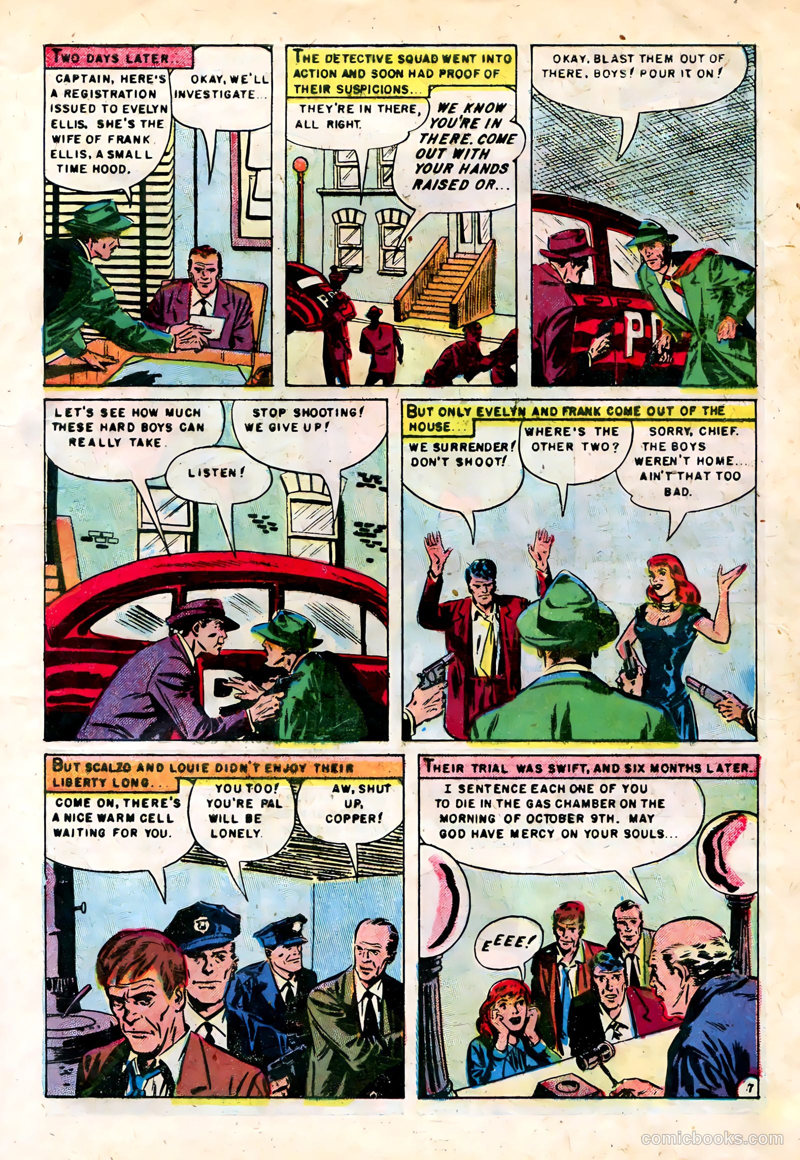 Gangsters and Gunmolls #1 (1951) — page 9 of 36