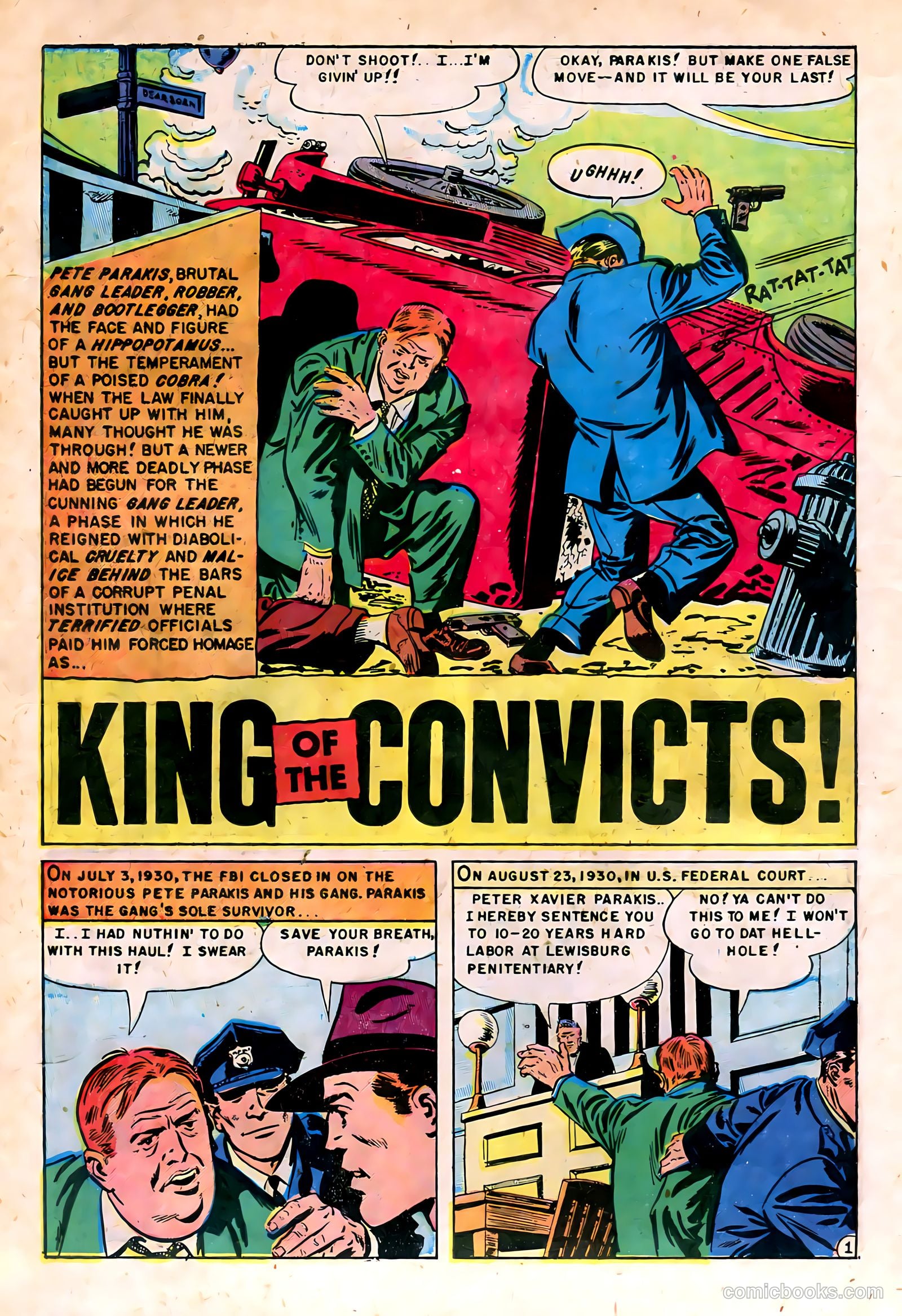 Gangsters and Gunmolls #1 (1951) — page 10 of 36