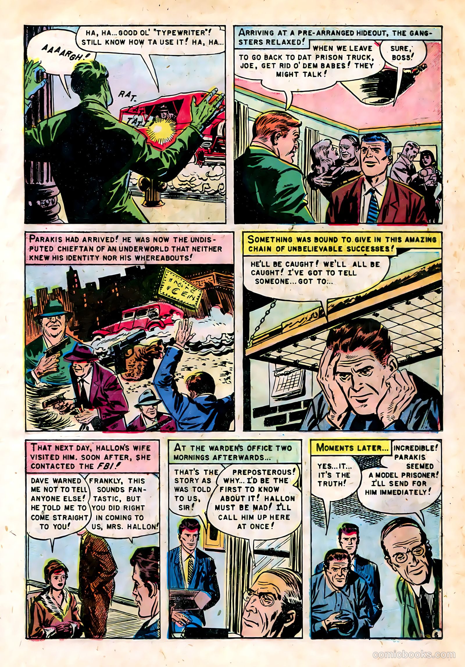 Gangsters and Gunmolls #1 (1951) — page 15 of 36