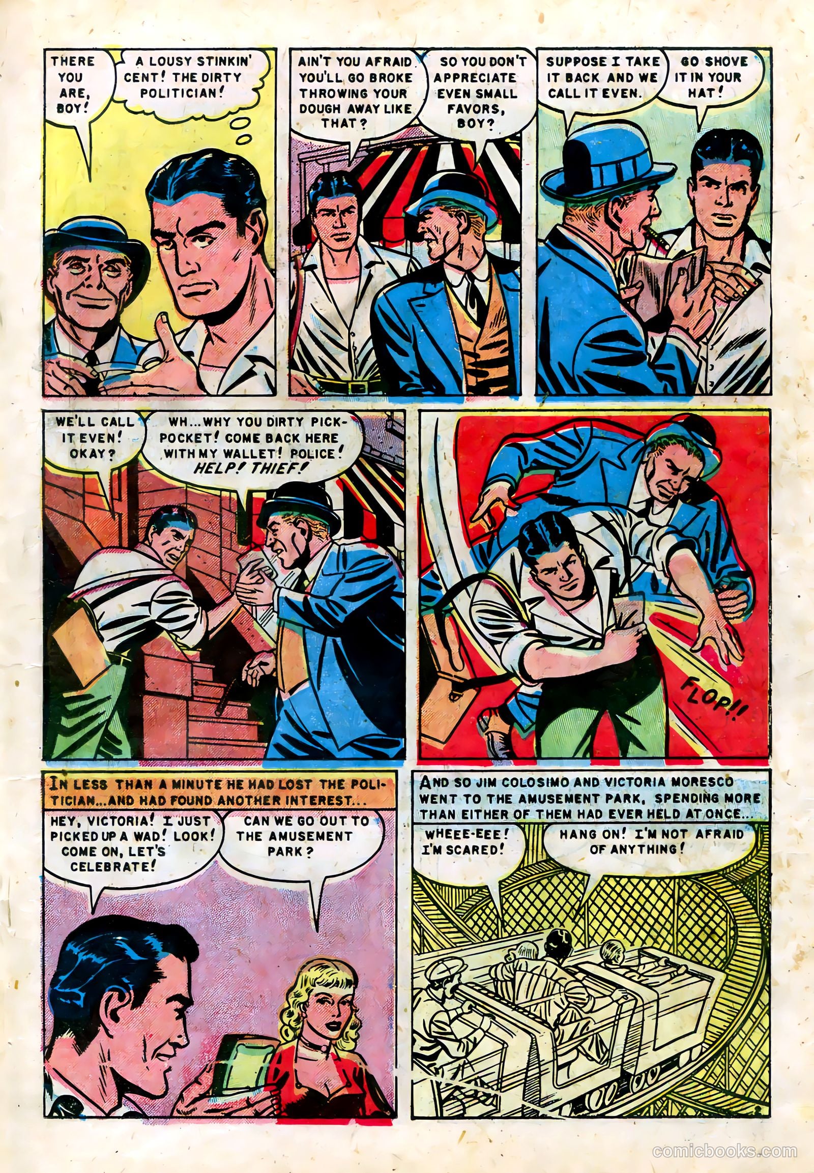 Gangsters and Gunmolls #1 (1951) — page 19 of 36