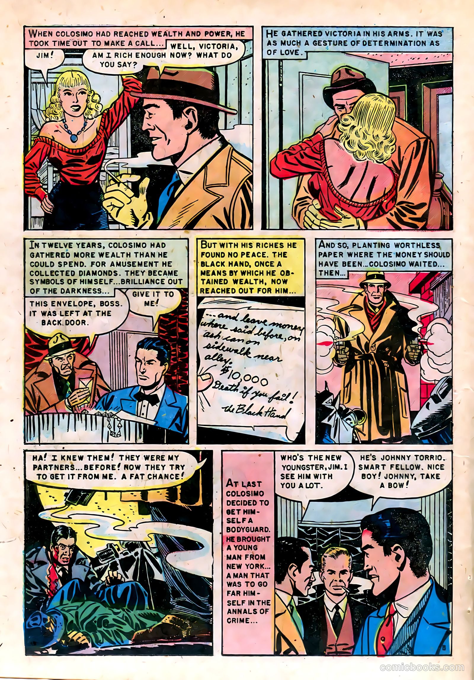Gangsters and Gunmolls #1 (1951) — page 22 of 36